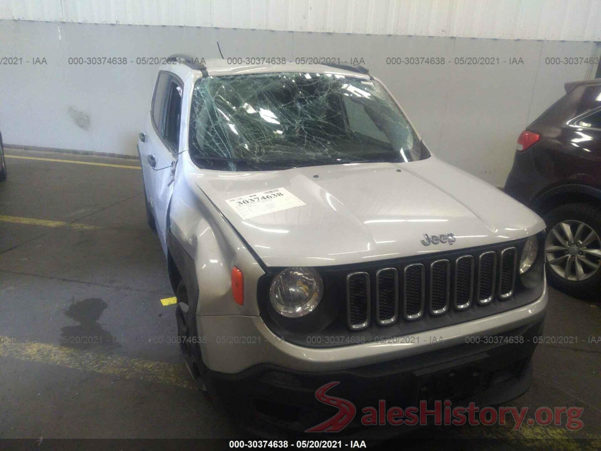 ZACCJAAW9GPE14465 2016 JEEP RENEGADE