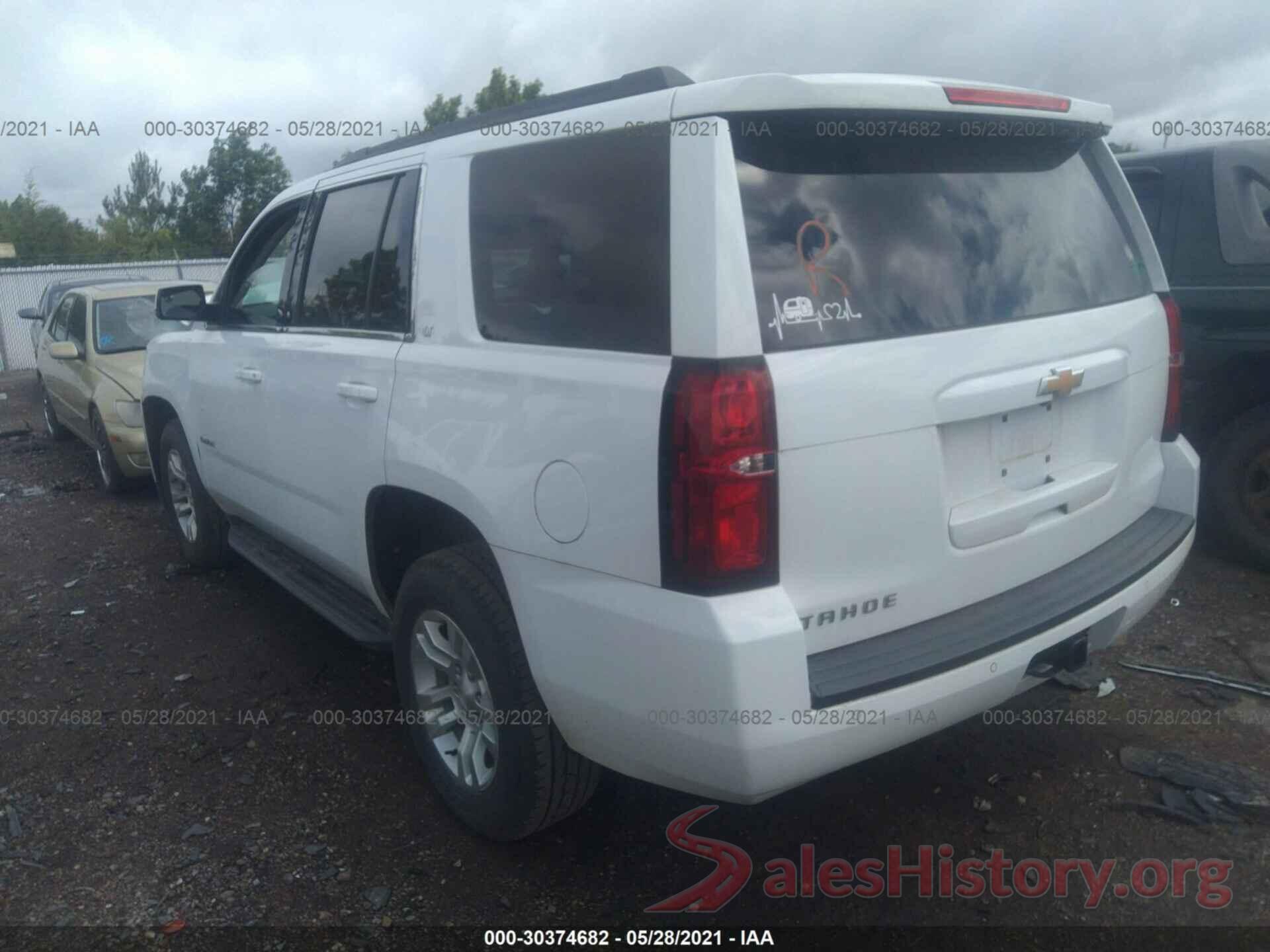 1GNSCBKC7HR134358 2017 CHEVROLET TAHOE