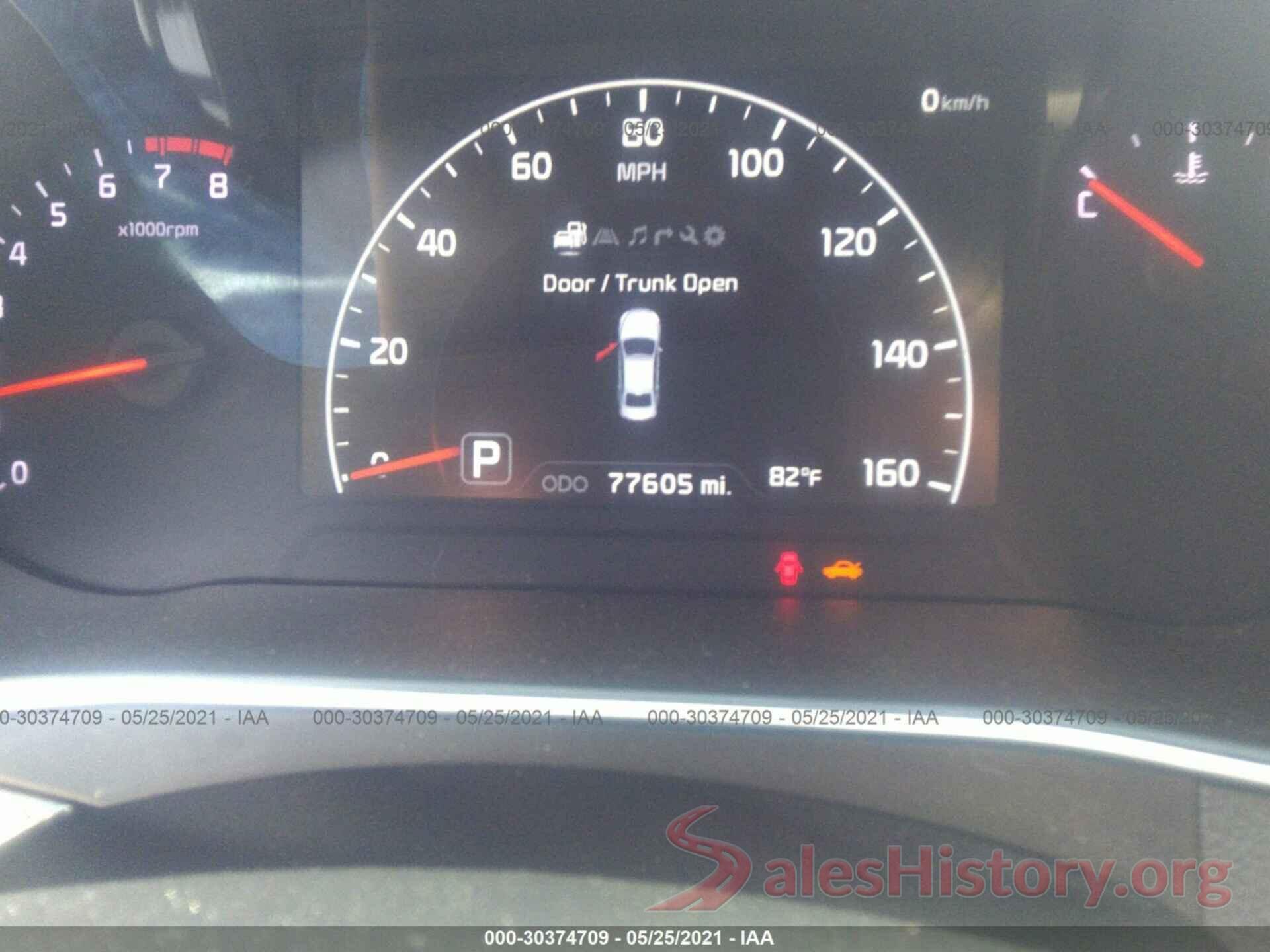 KNALN4D79G5207316 2016 KIA CADENZA