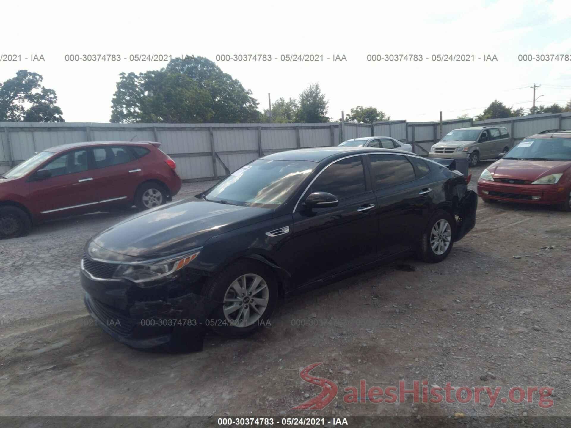 KNAGT4L36G5104277 2016 KIA OPTIMA