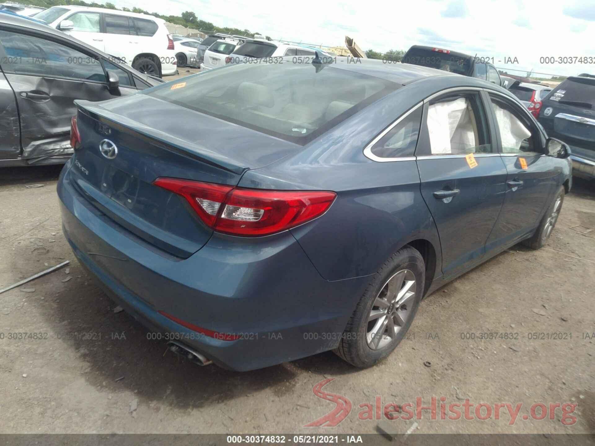 5NPE24AF7GH365749 2016 HYUNDAI SONATA