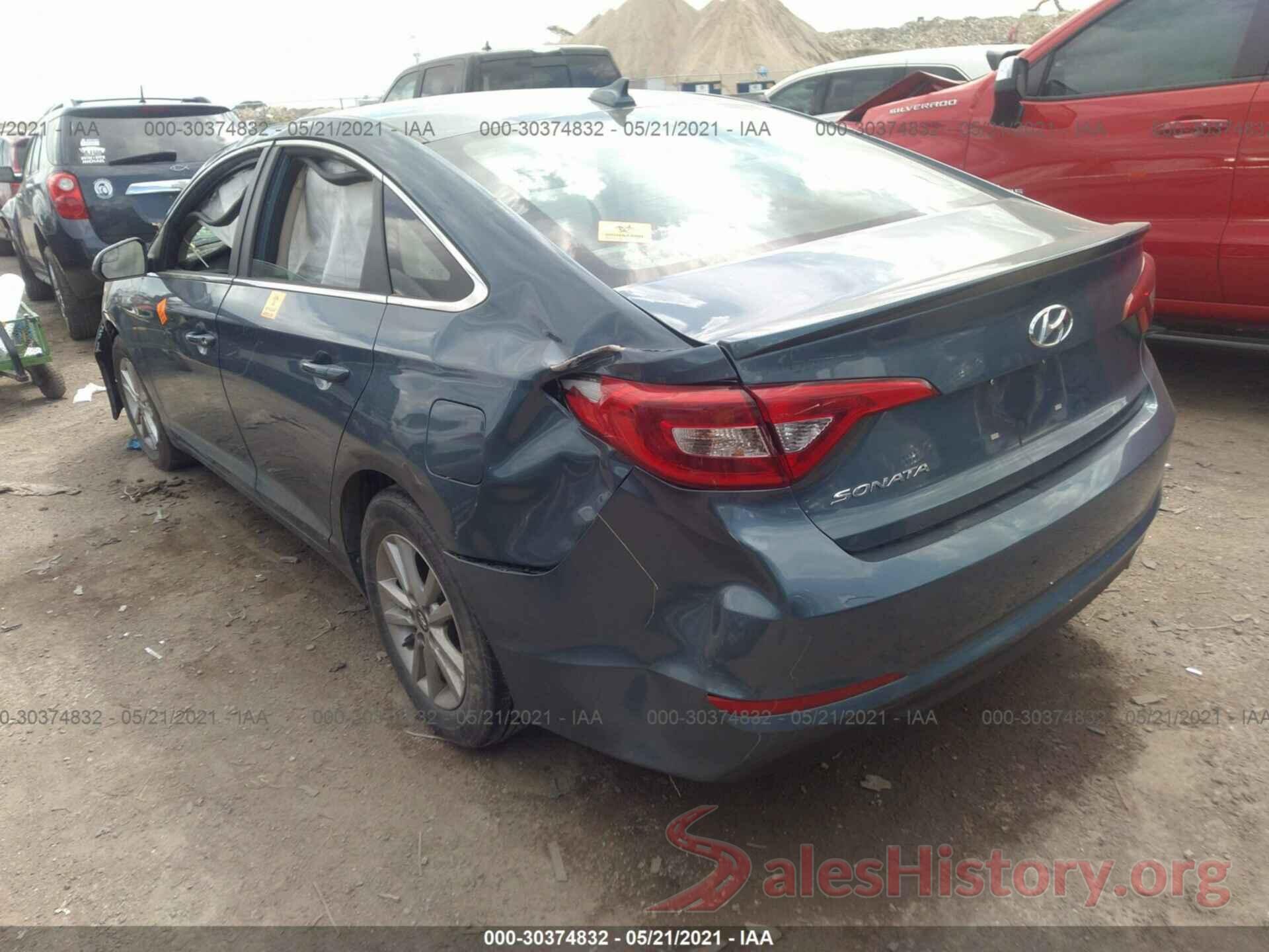 5NPE24AF7GH365749 2016 HYUNDAI SONATA