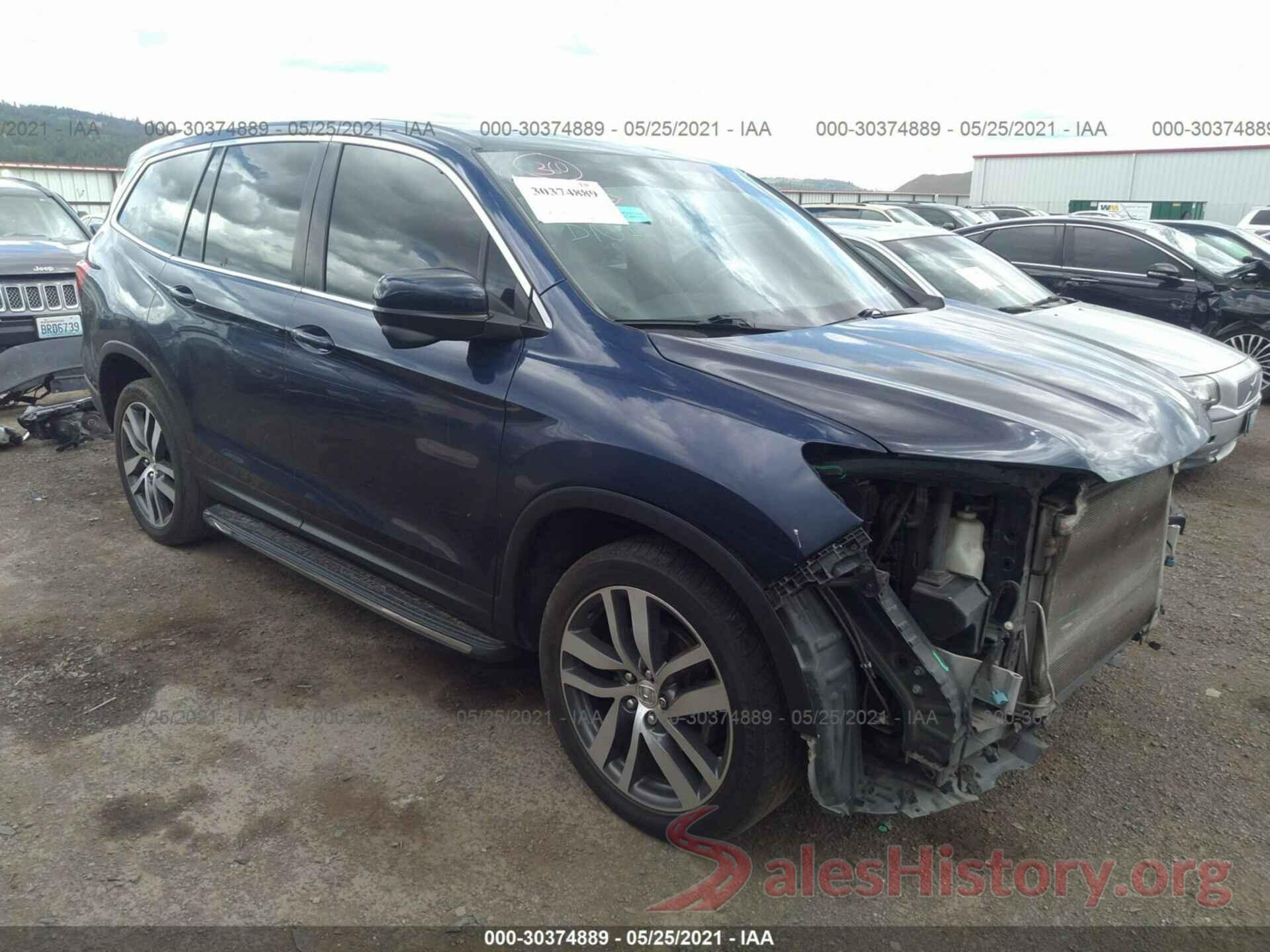 5FNYF6H51GB014215 2016 HONDA PILOT