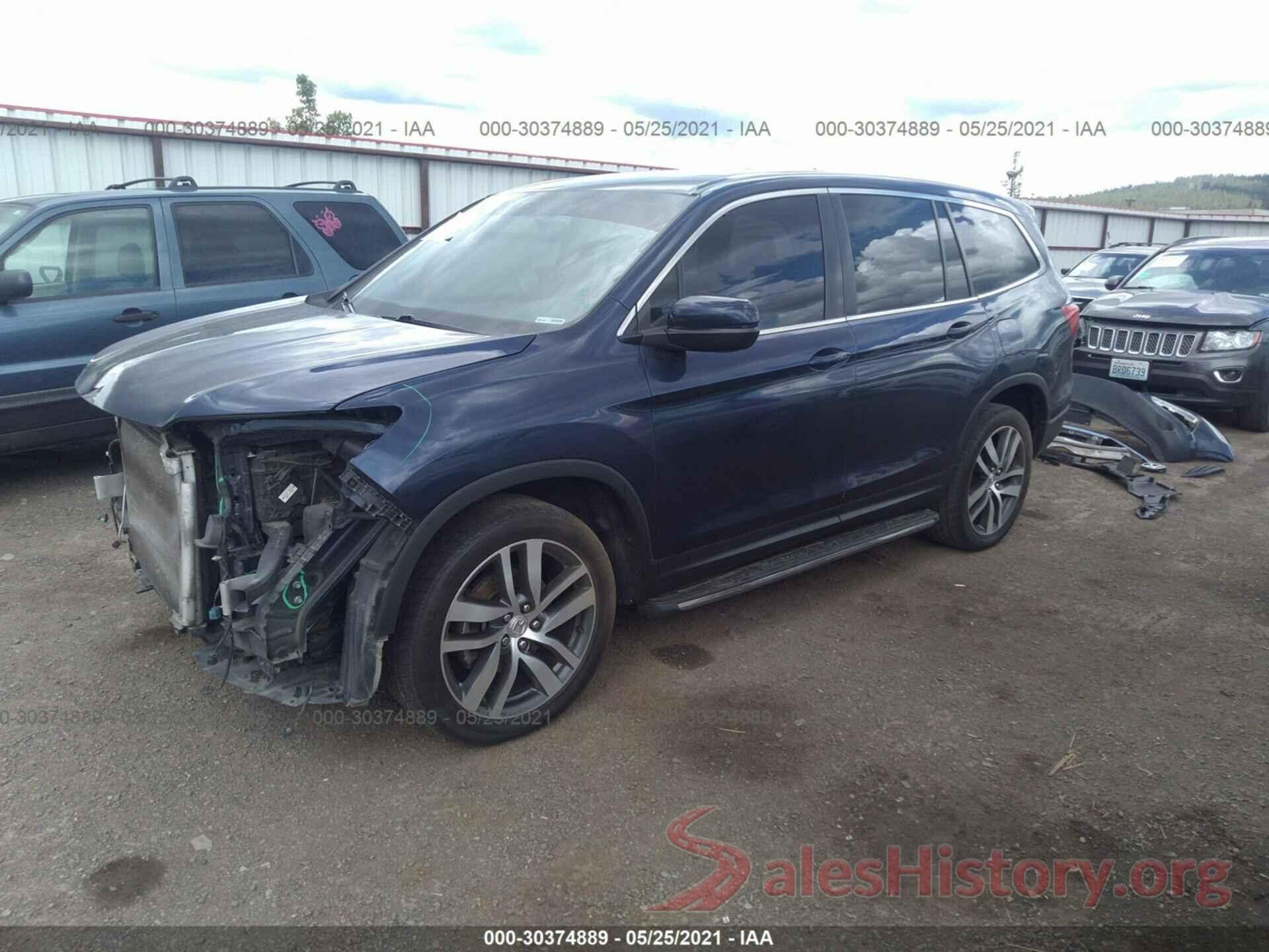 5FNYF6H51GB014215 2016 HONDA PILOT