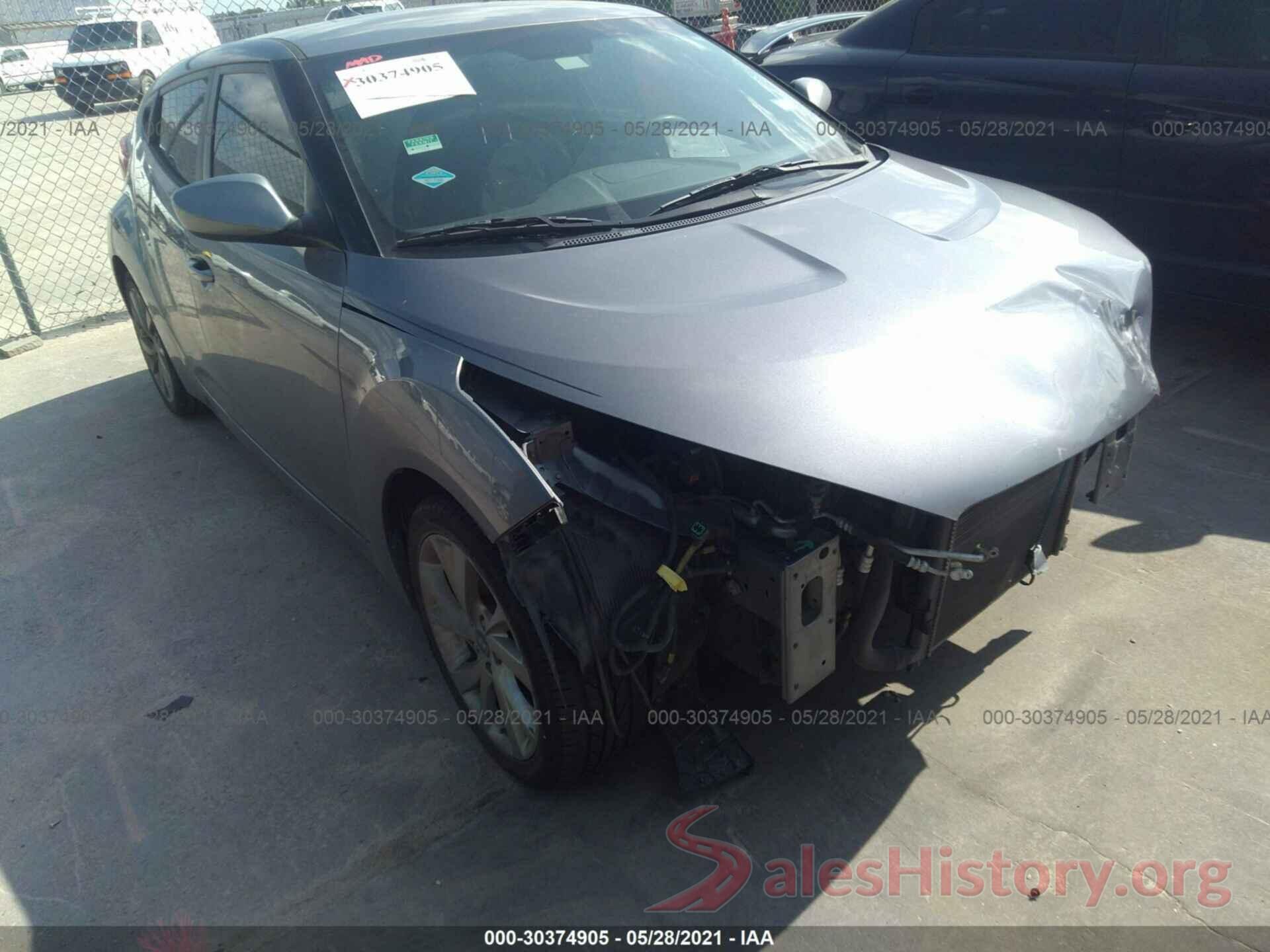 KMHTC6AD0GU283989 2016 HYUNDAI VELOSTER