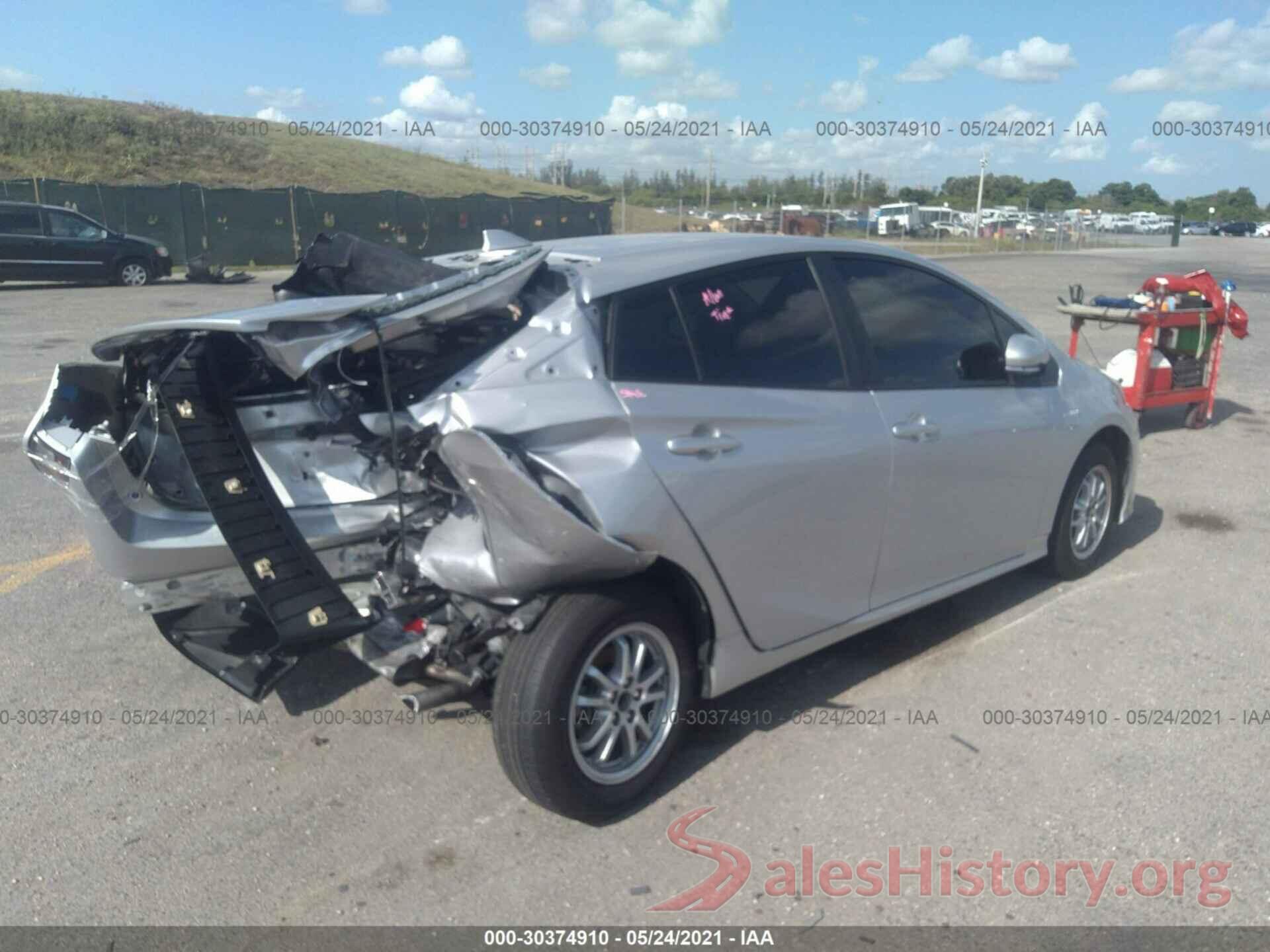 JTDKBRFU4J3075401 2018 TOYOTA PRIUS