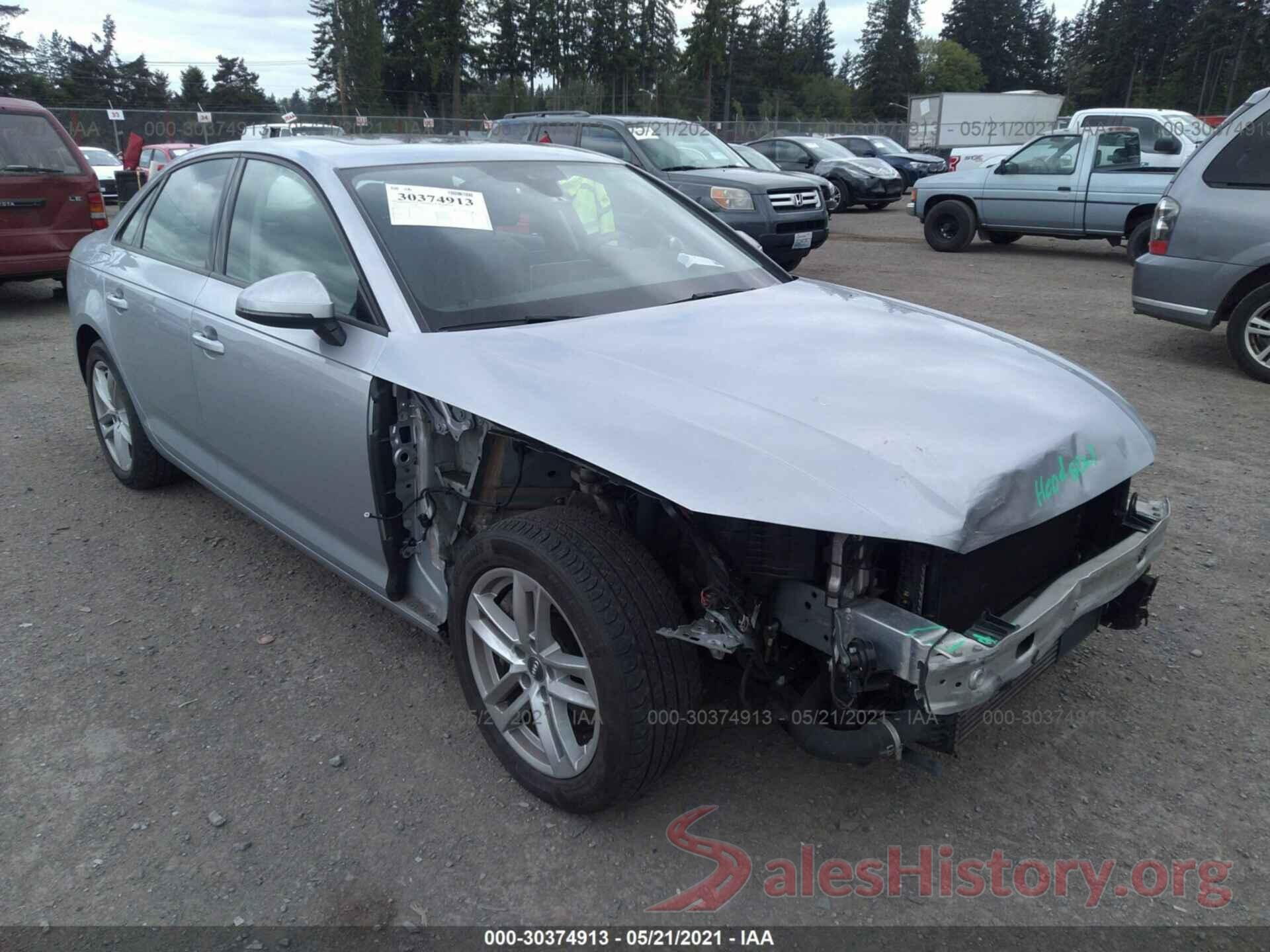 WAUANAF42HN026875 2017 AUDI A4