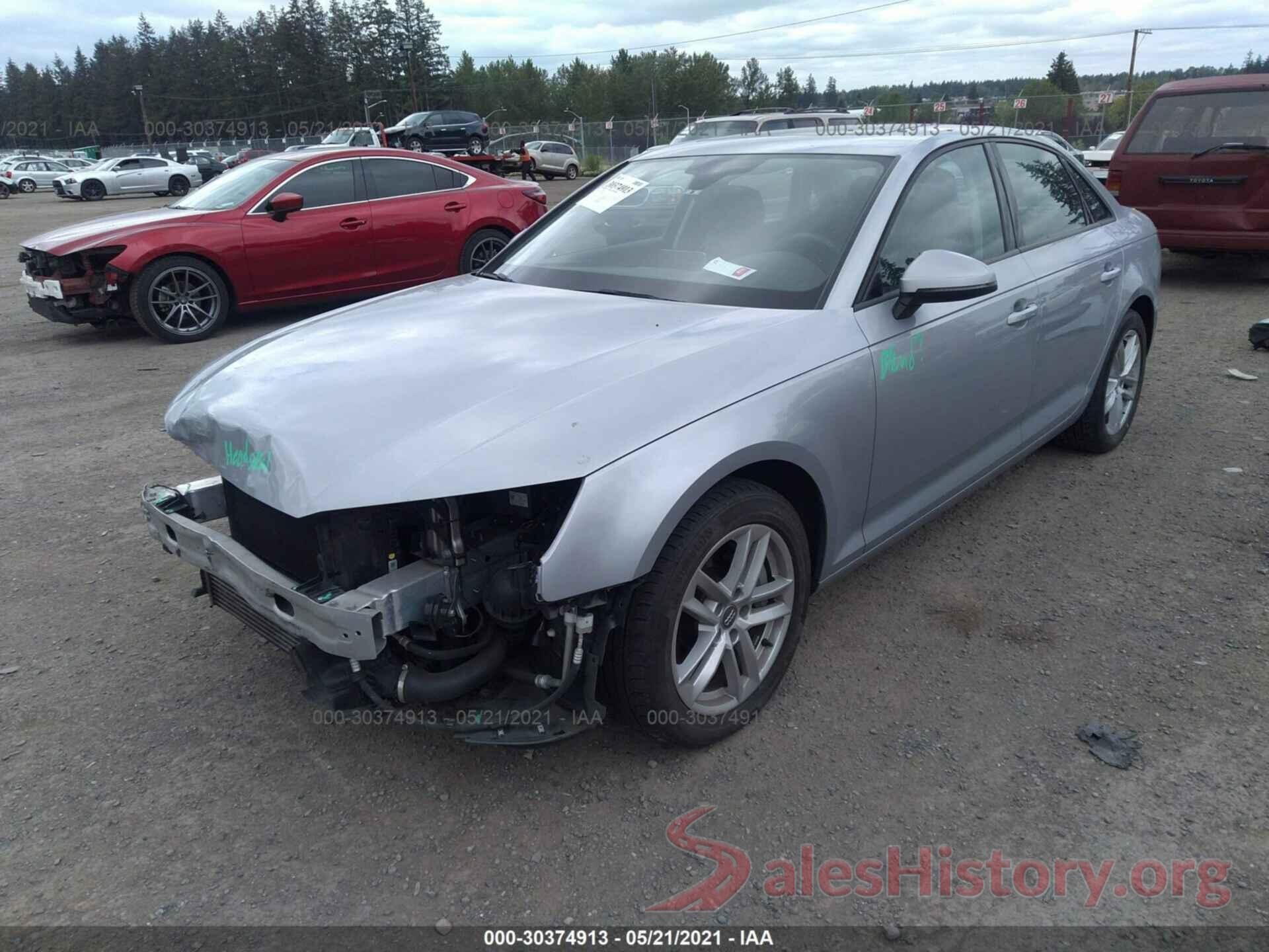 WAUANAF42HN026875 2017 AUDI A4