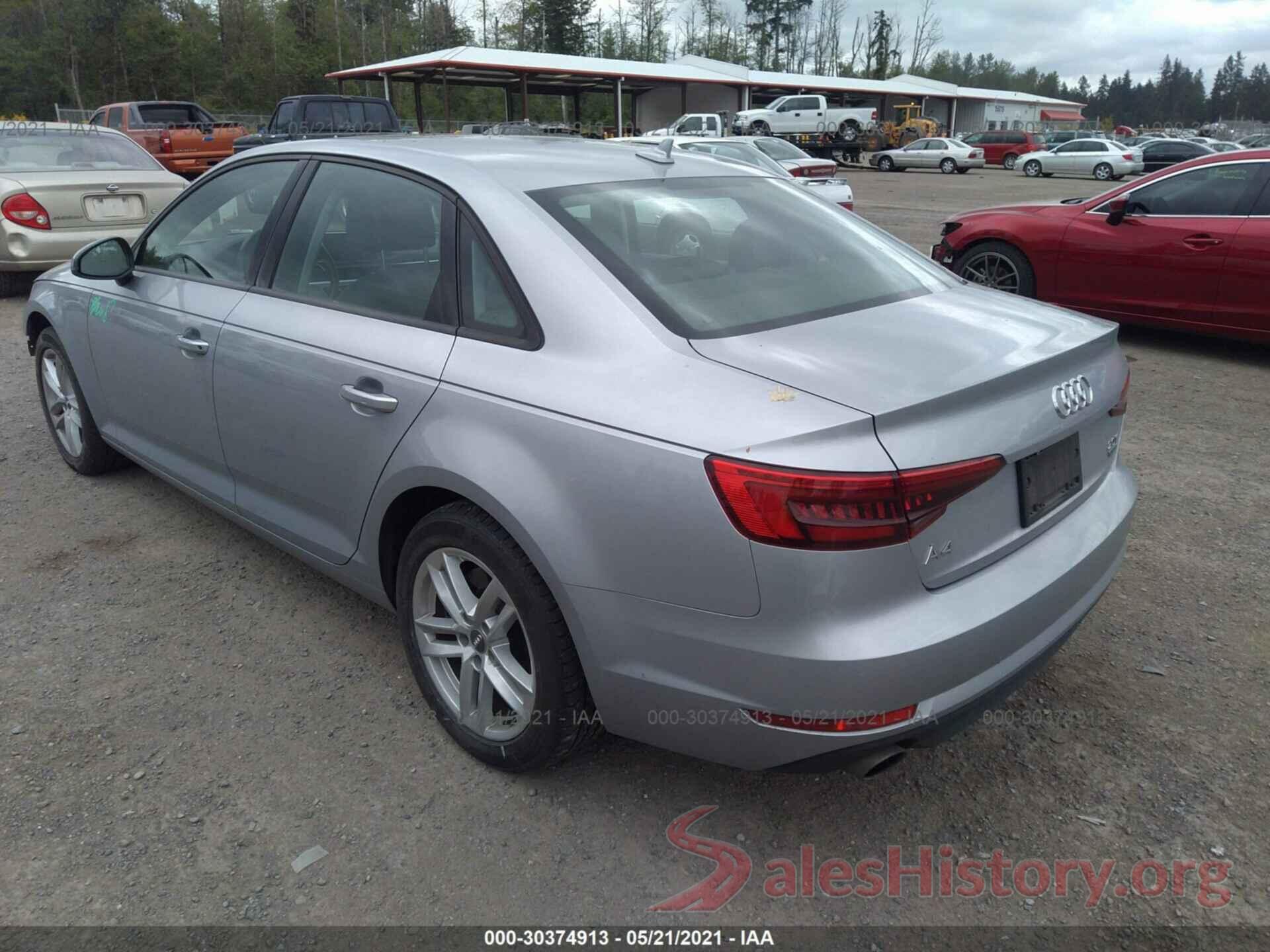 WAUANAF42HN026875 2017 AUDI A4