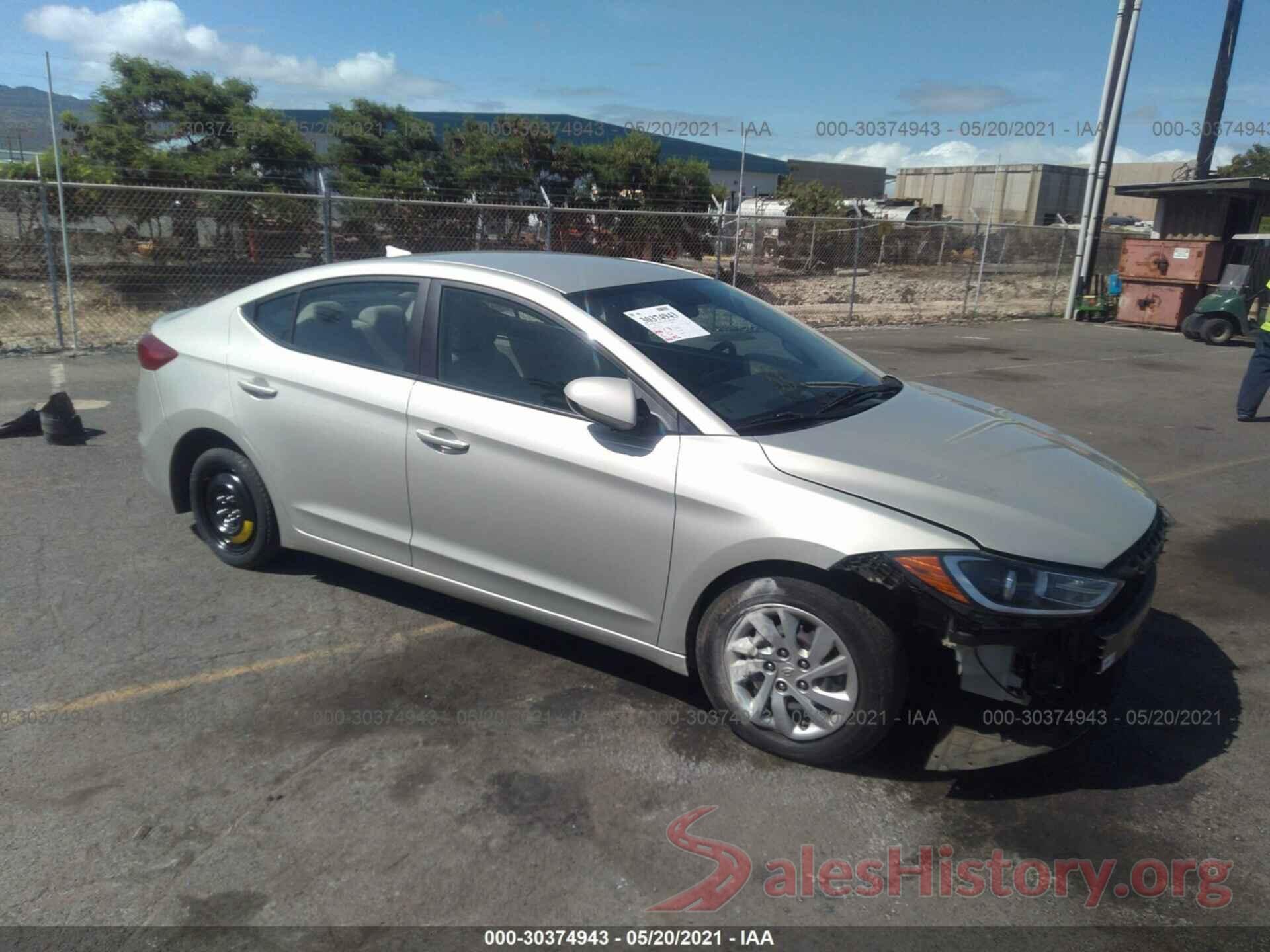 5NPD74LF9HH153463 2017 HYUNDAI ELANTRA