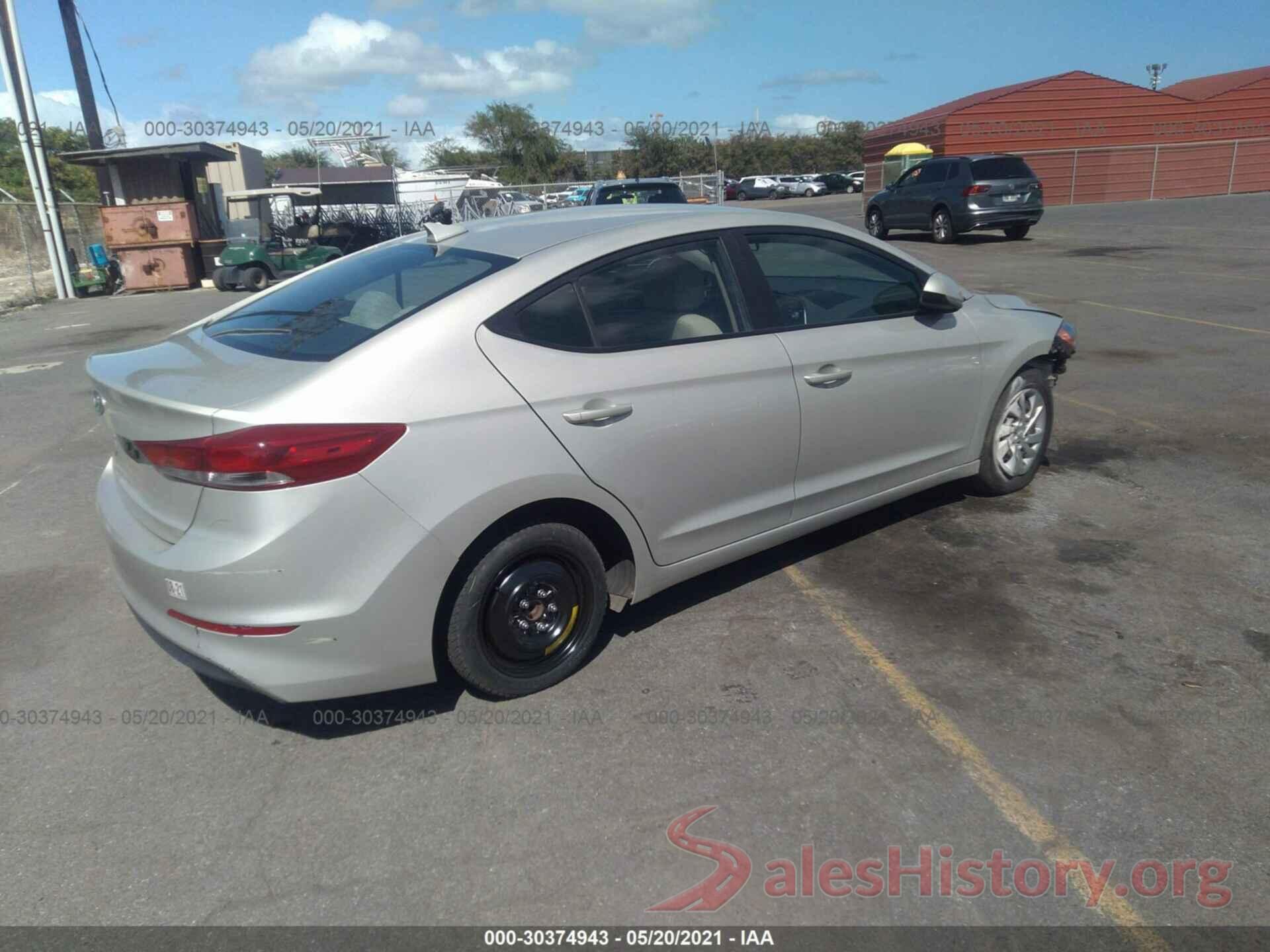 5NPD74LF9HH153463 2017 HYUNDAI ELANTRA