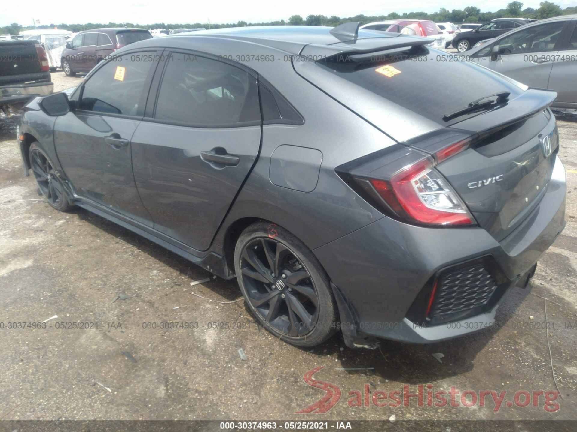 SHHFK7H41KU222778 2019 HONDA CIVIC HATCHBACK