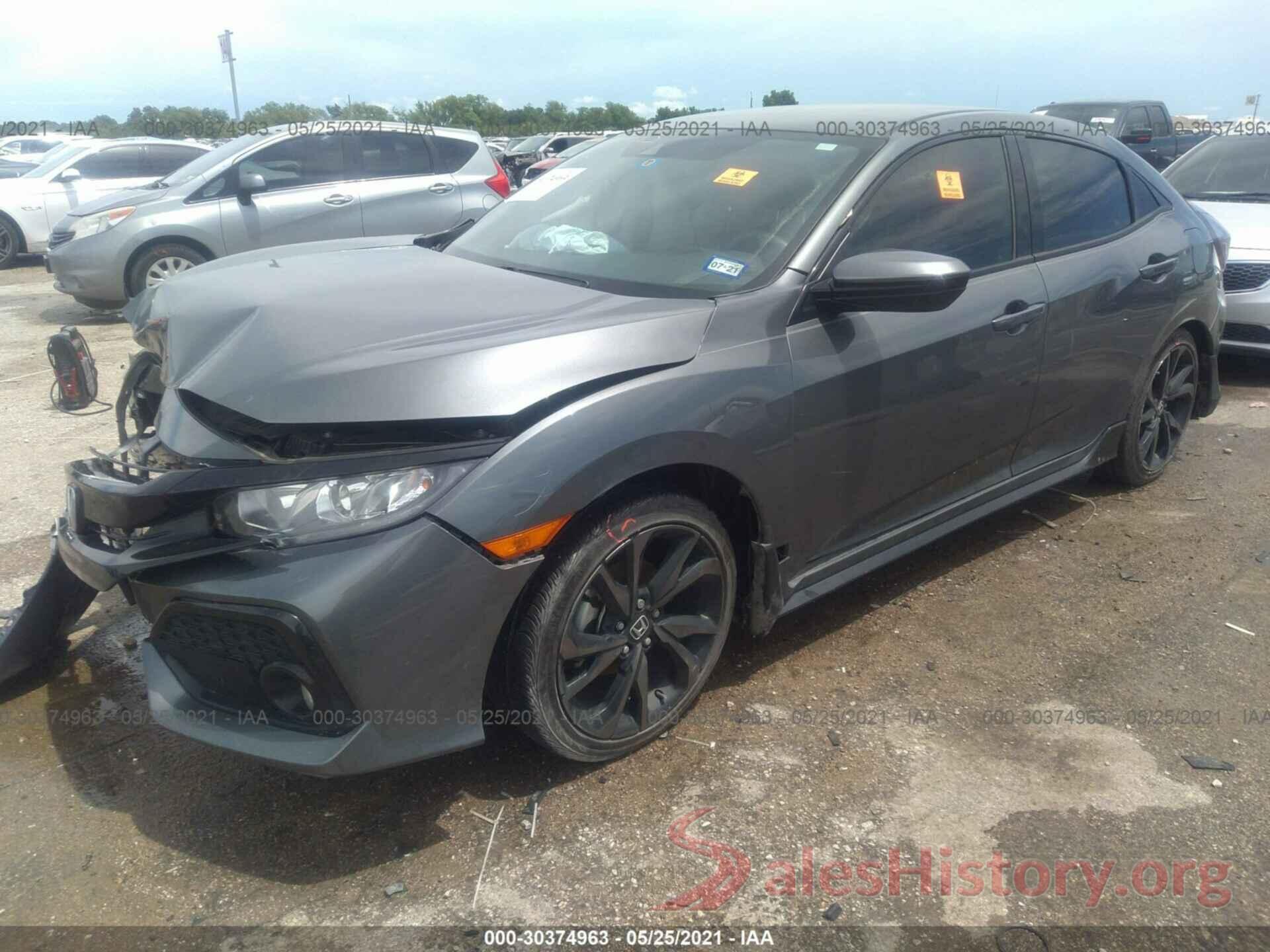 SHHFK7H41KU222778 2019 HONDA CIVIC HATCHBACK