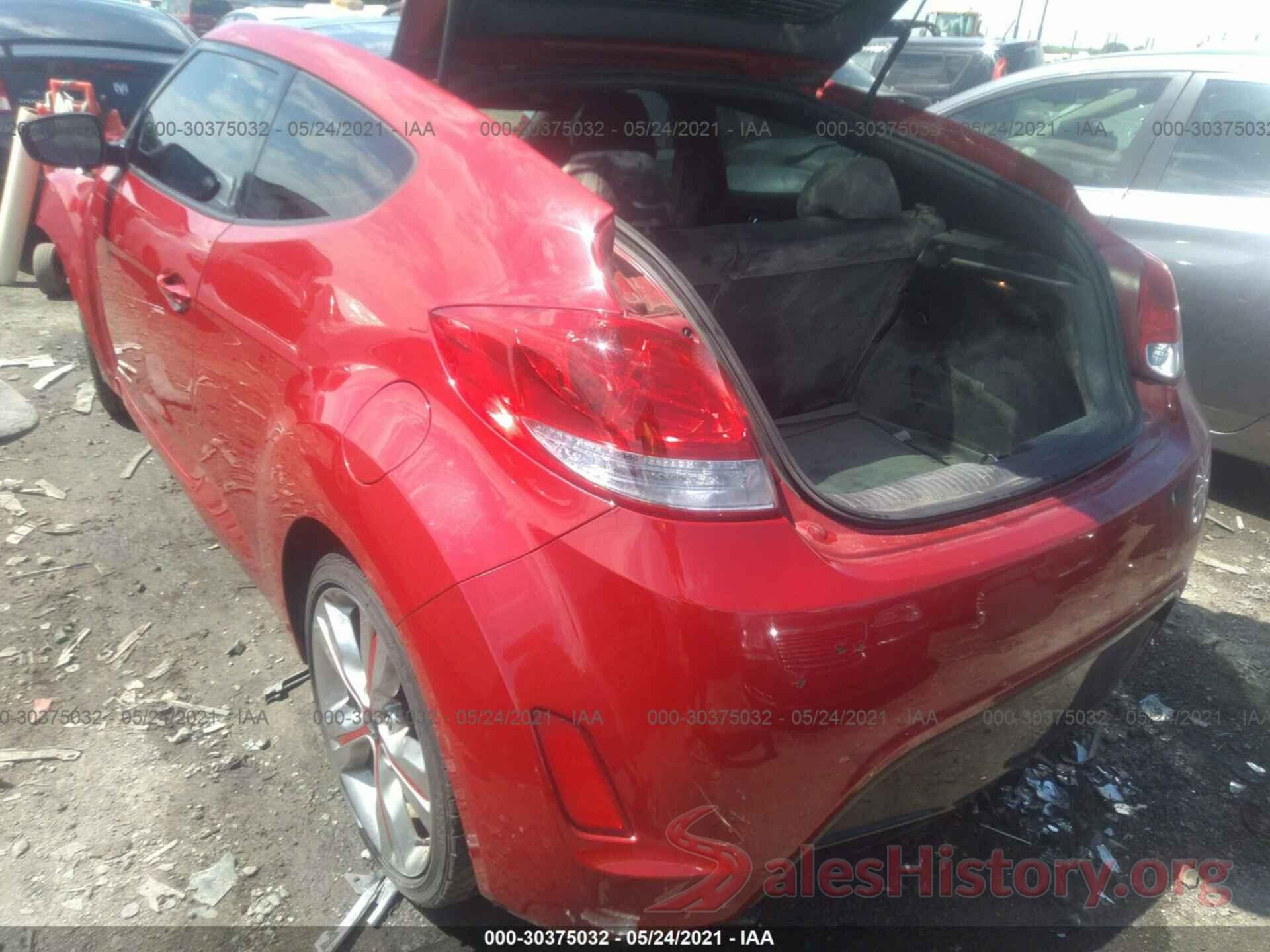 KMHTC6AD0HU323702 2017 HYUNDAI VELOSTER