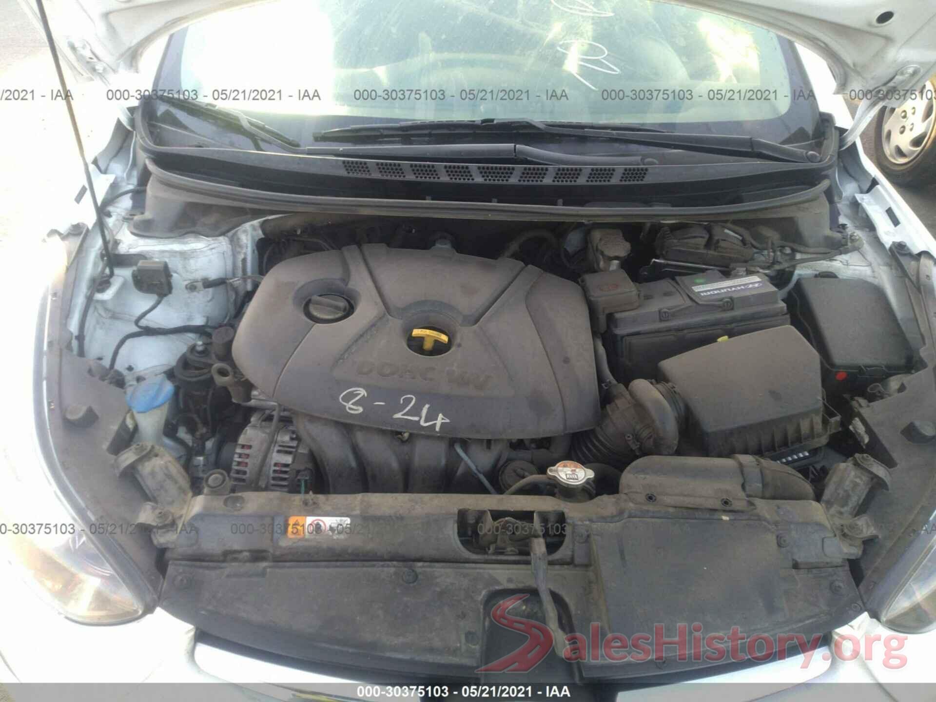 5NPDH4AE3GH687130 2016 HYUNDAI ELANTRA