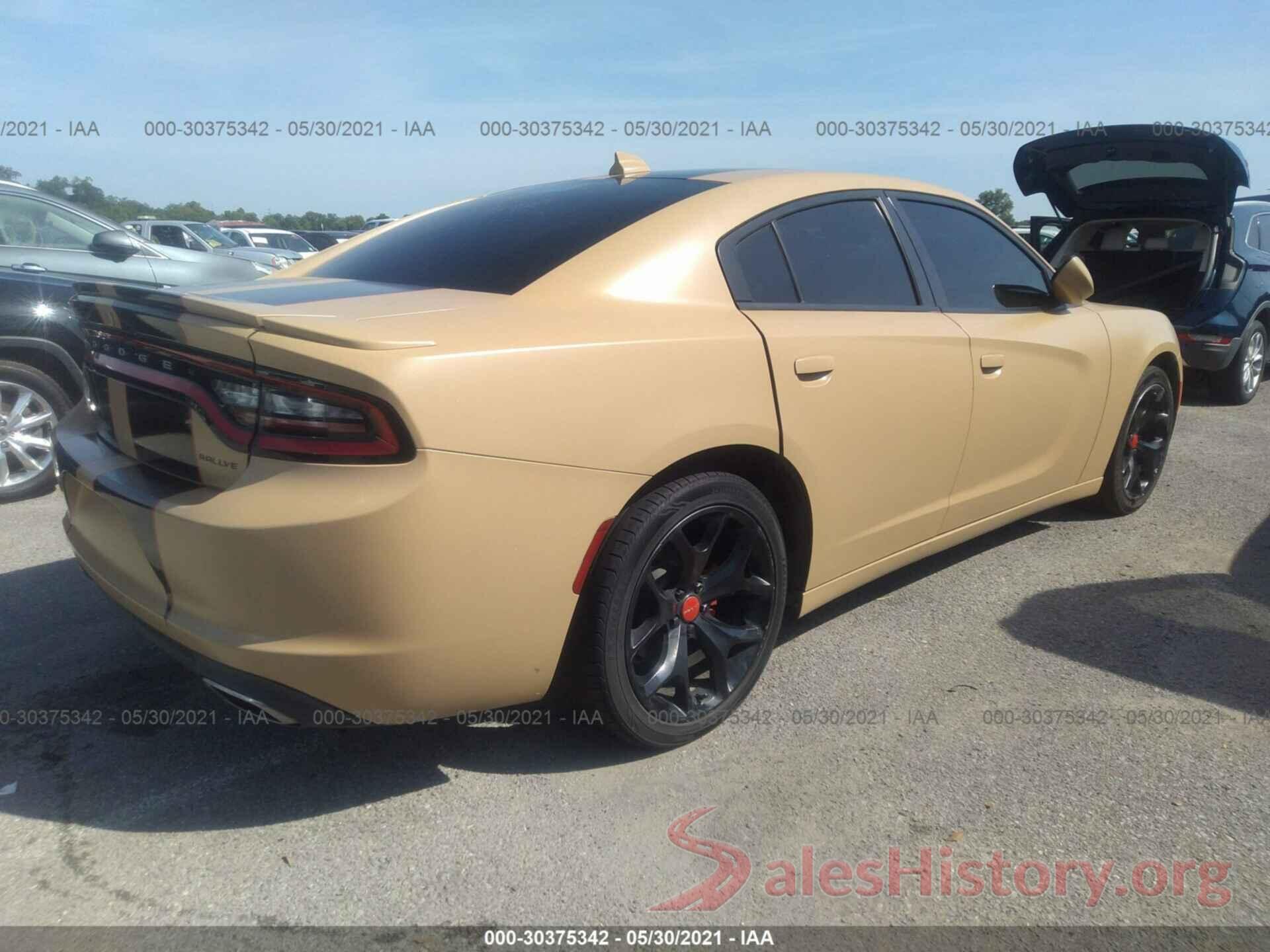 2C3CDXHG5GH132824 2016 DODGE CHARGER