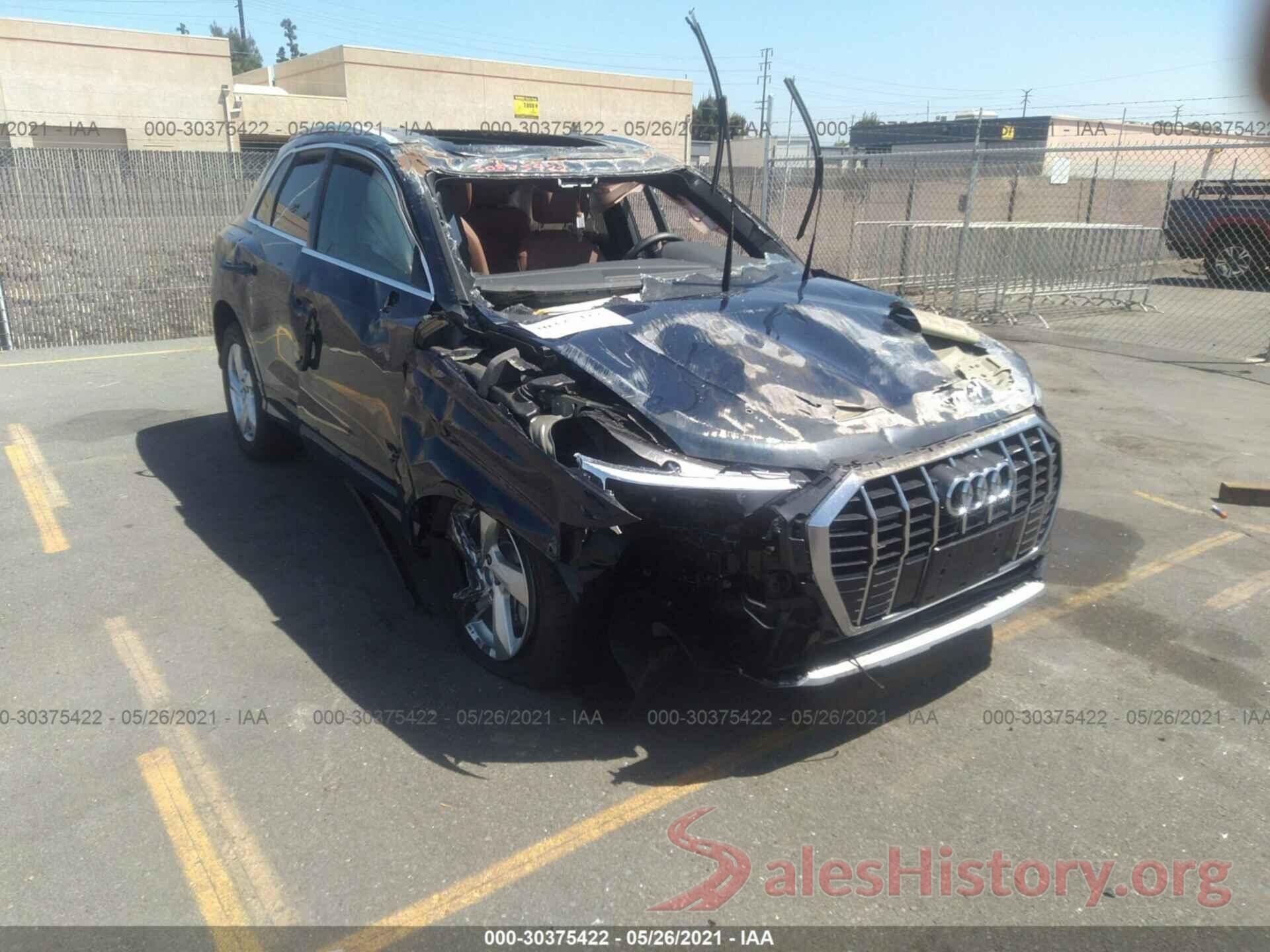 WA1AECF3XL1057775 2020 AUDI Q3