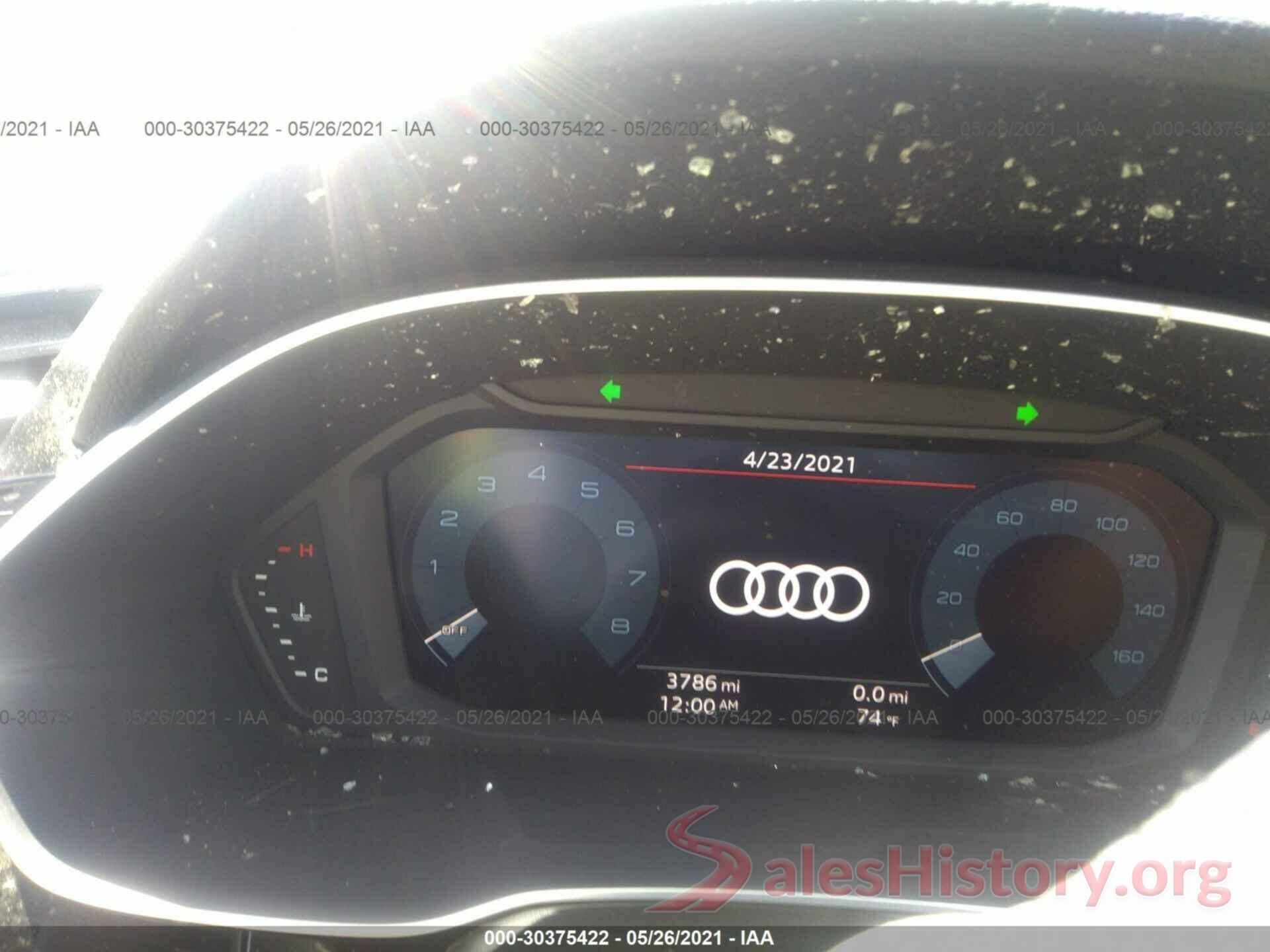 WA1AECF3XL1057775 2020 AUDI Q3