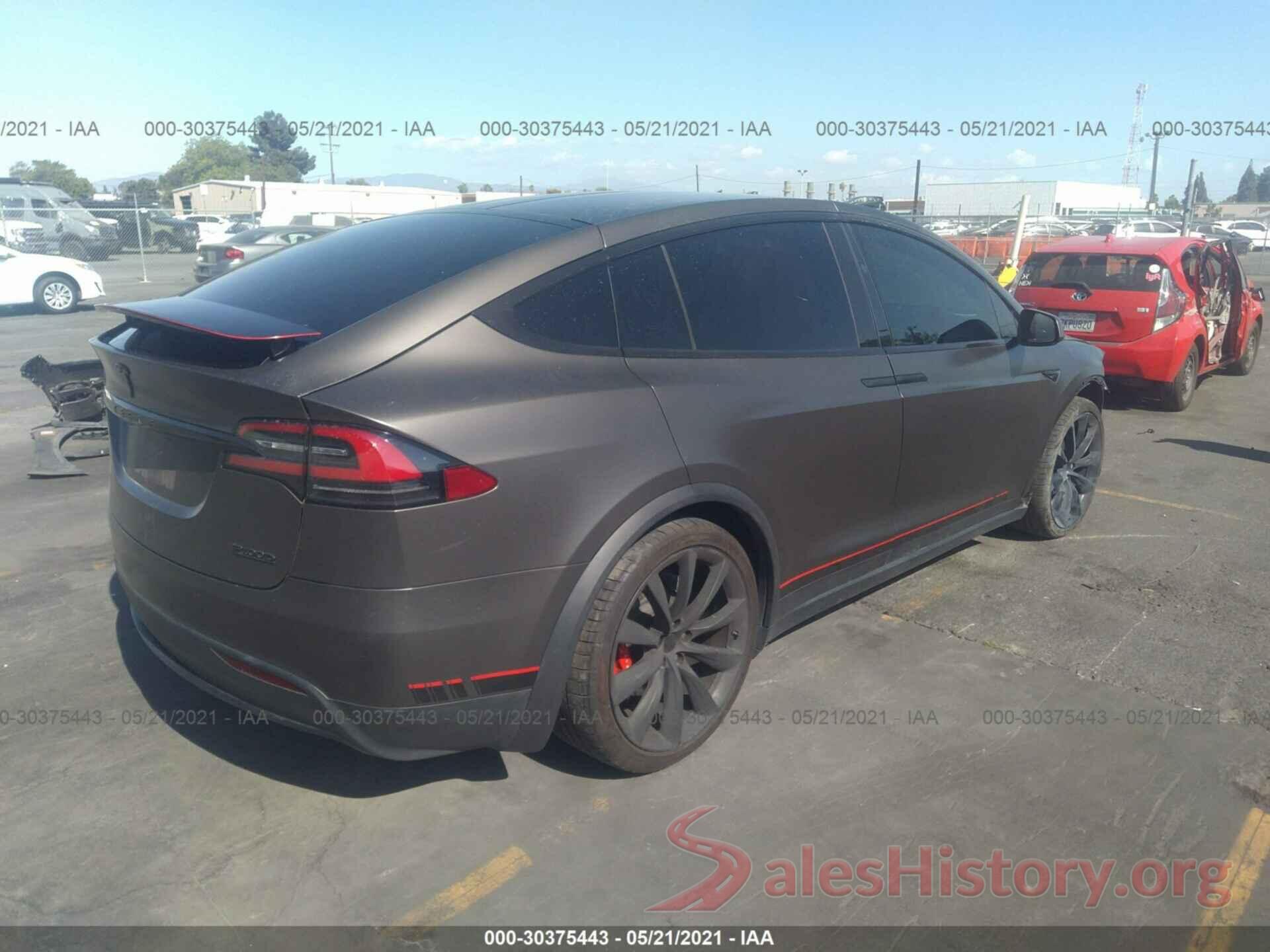 5YJXCAE45GF030016 2016 TESLA MODEL X