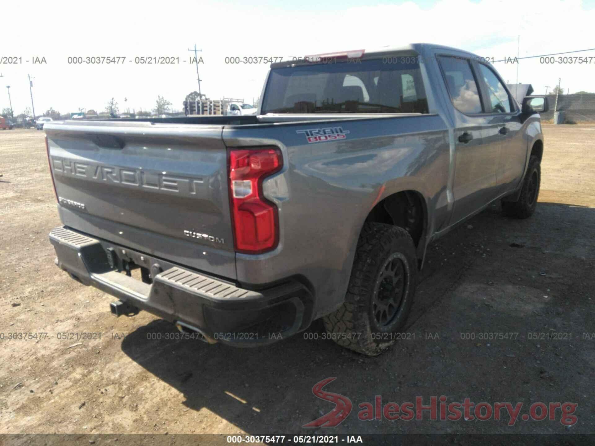 1GCPYCEF2KZ259674 2019 CHEVROLET SILVERADO 1500