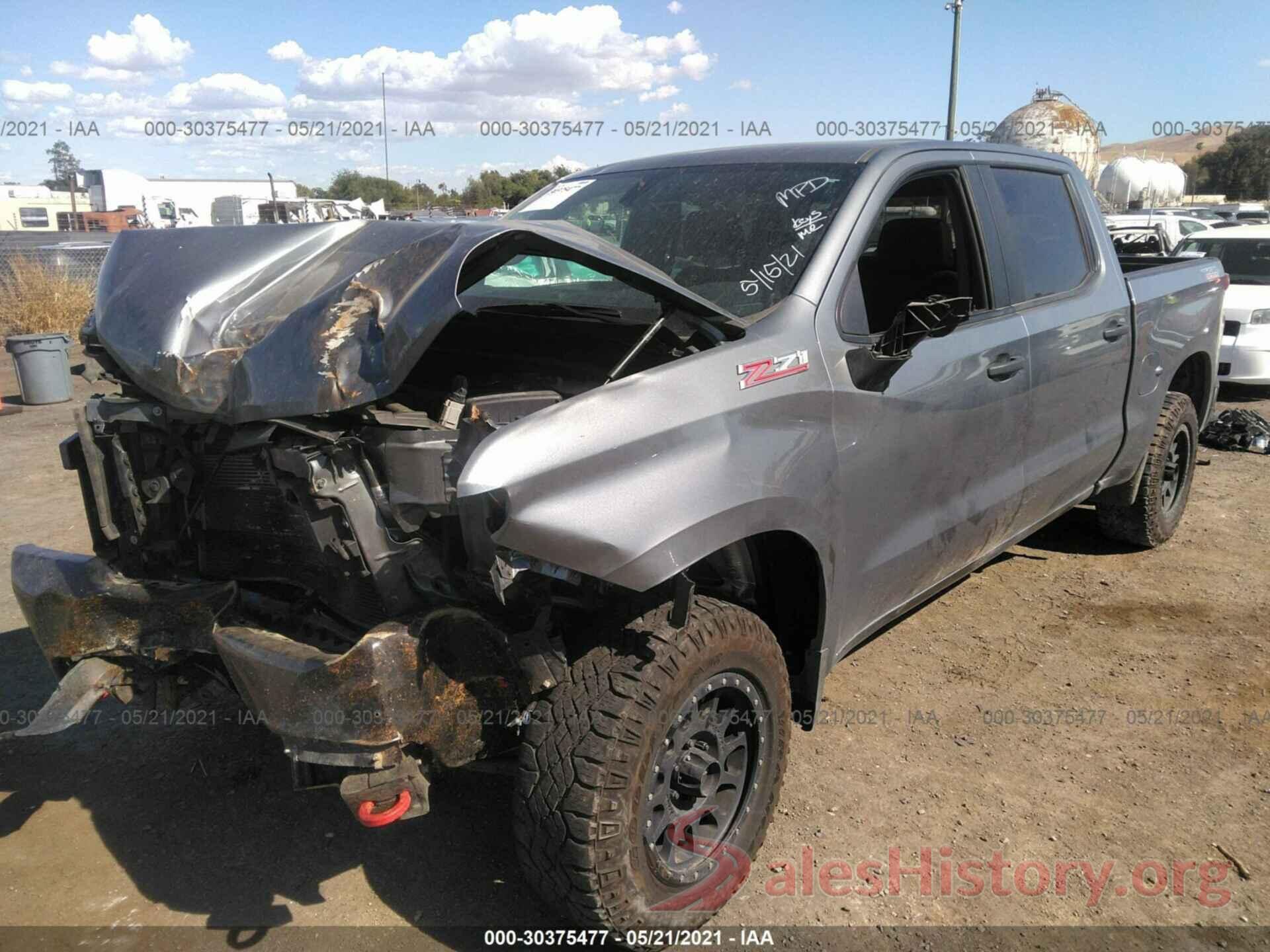 1GCPYCEF2KZ259674 2019 CHEVROLET SILVERADO 1500