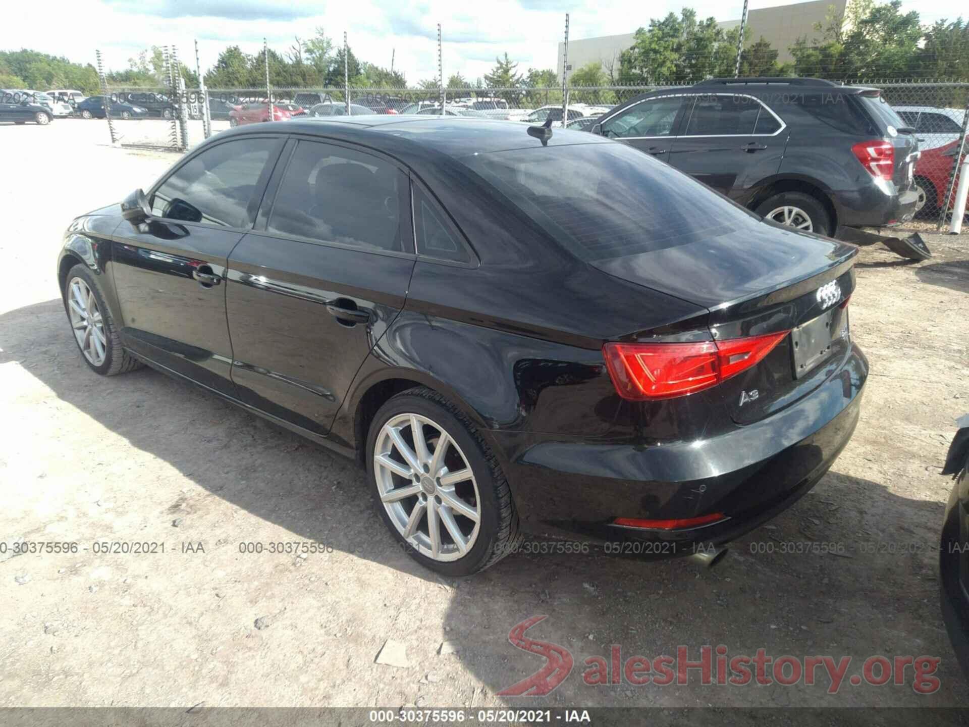 WAUB8GFF0G1021504 2016 AUDI A3