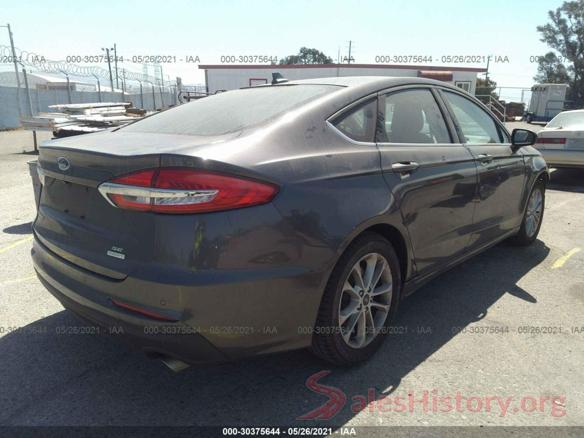 3FA6P0HD8KR149164 2019 FORD FUSION