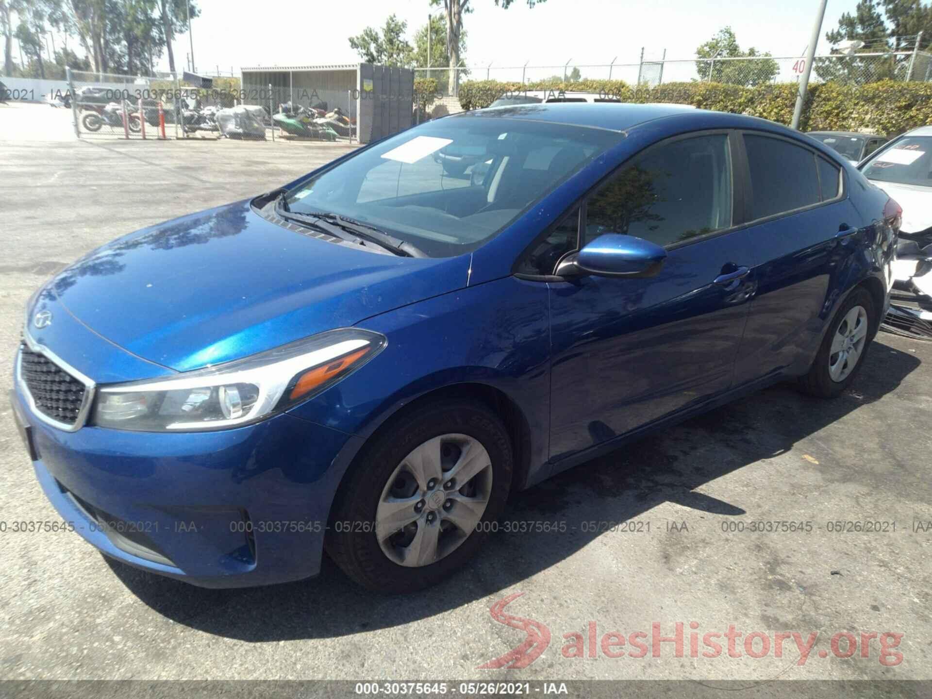 3KPFK4A70HE145372 2017 KIA FORTE