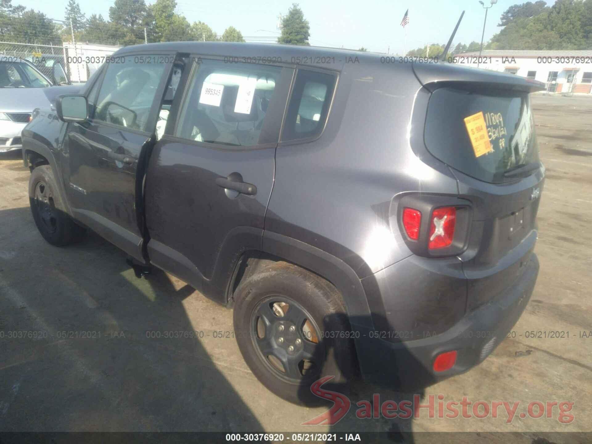 ZACNJAAB4KPK11849 2019 JEEP RENEGADE