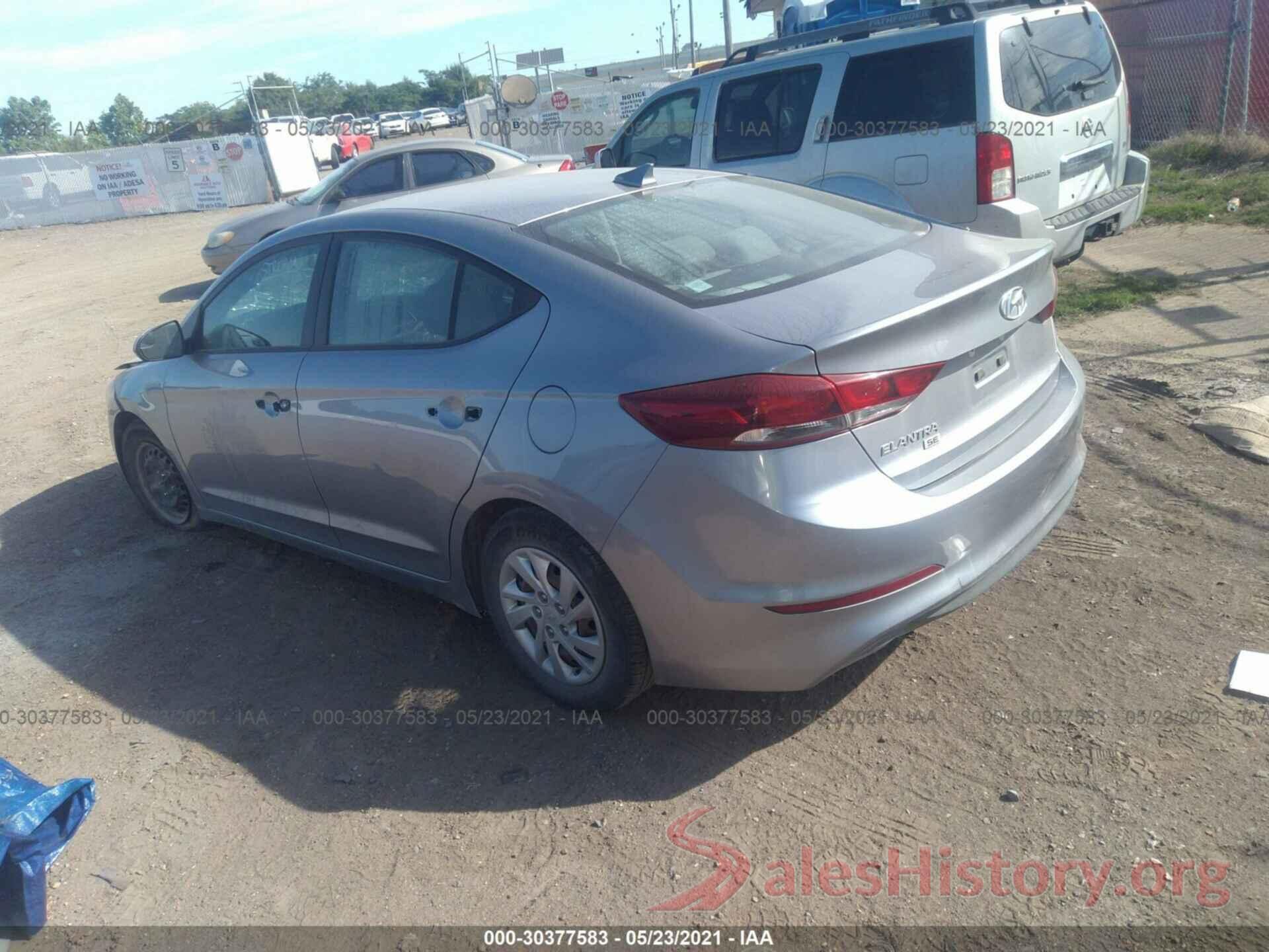 5NPD74LF8HH183957 2017 HYUNDAI ELANTRA