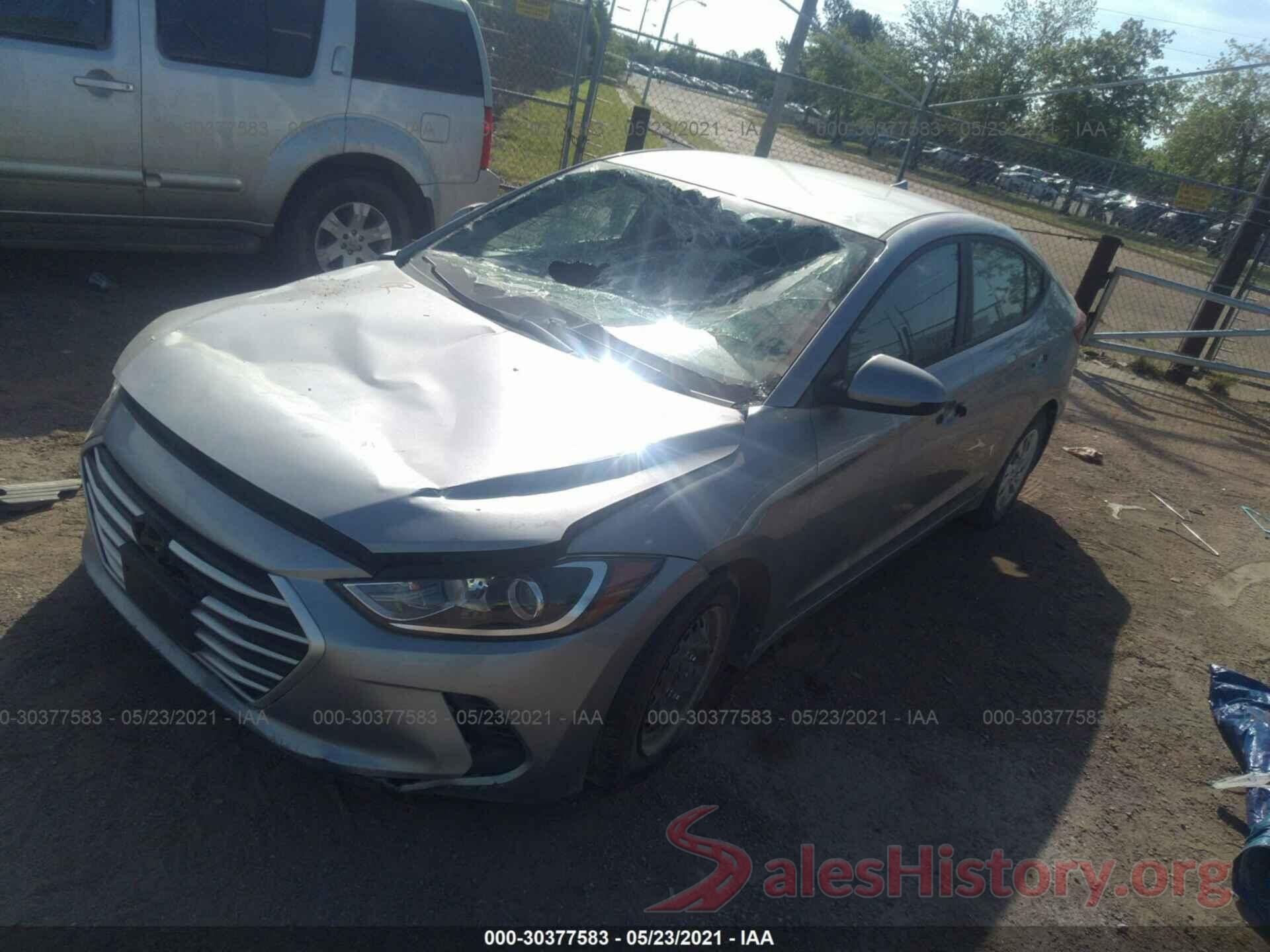 5NPD74LF8HH183957 2017 HYUNDAI ELANTRA