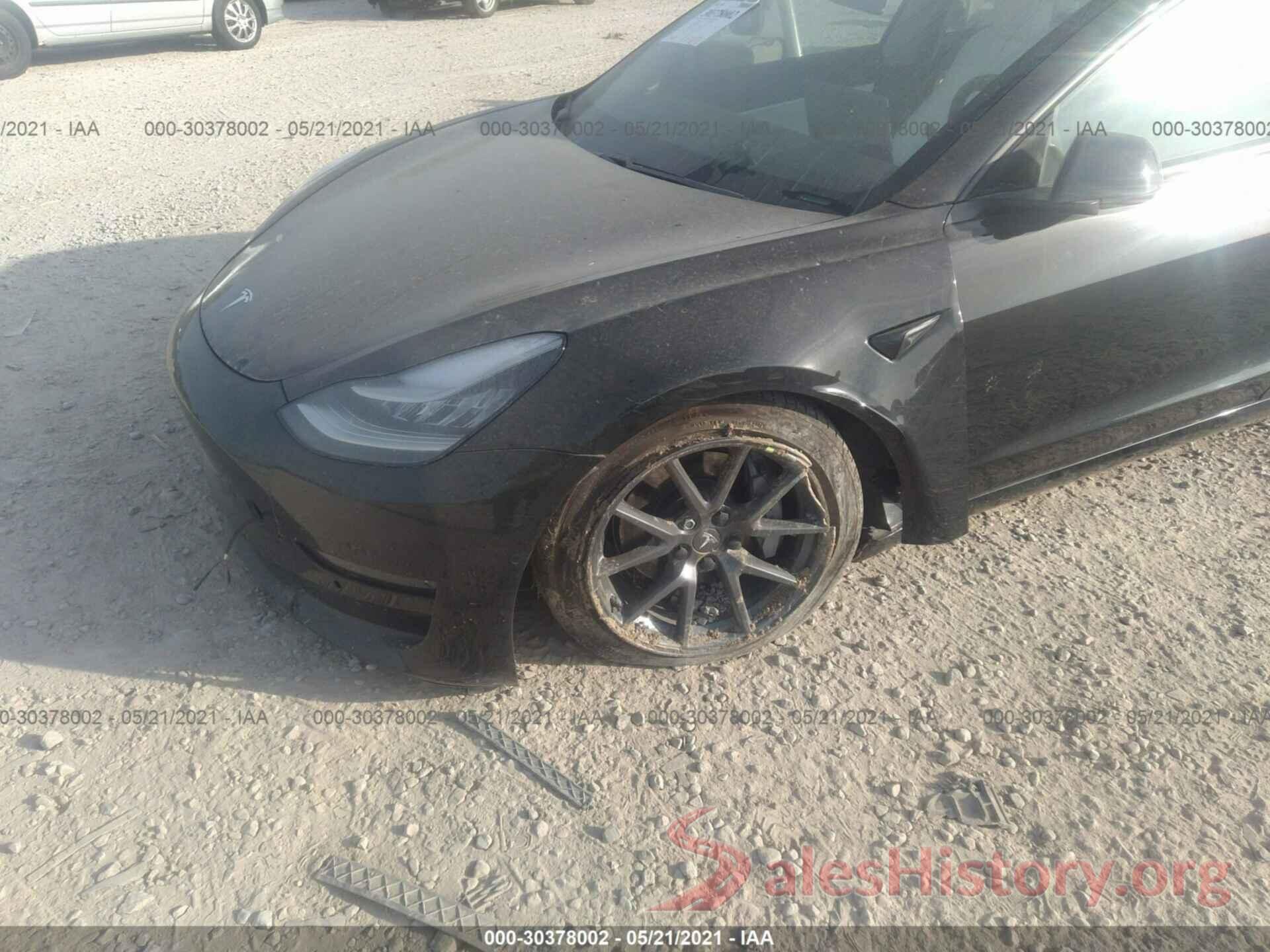 5YJ3E1EB7MF858474 2021 TESLA MODEL 3