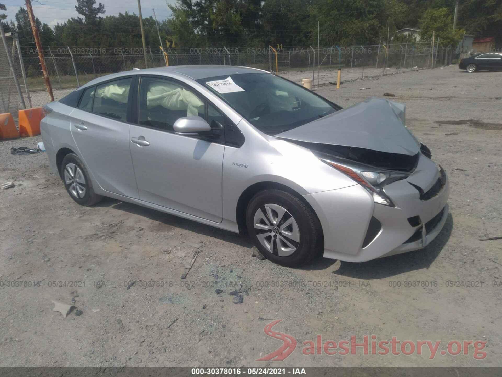 JTDKARFU8G3006643 2016 TOYOTA PRIUS