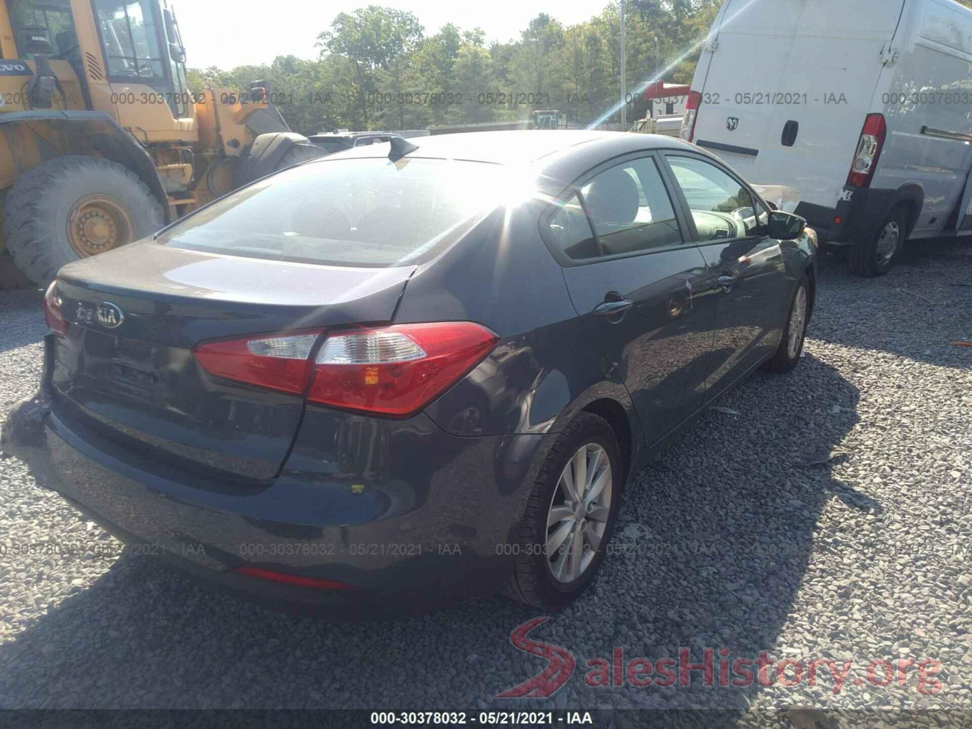 KNAFX4A67G5445278 2016 KIA FORTE