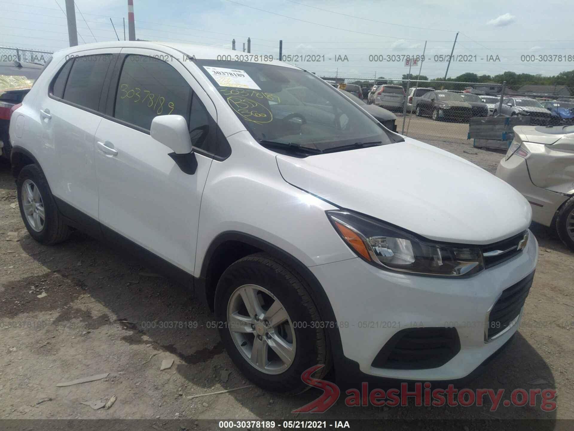 3GNCJKSB6KL389101 2019 CHEVROLET TRAX