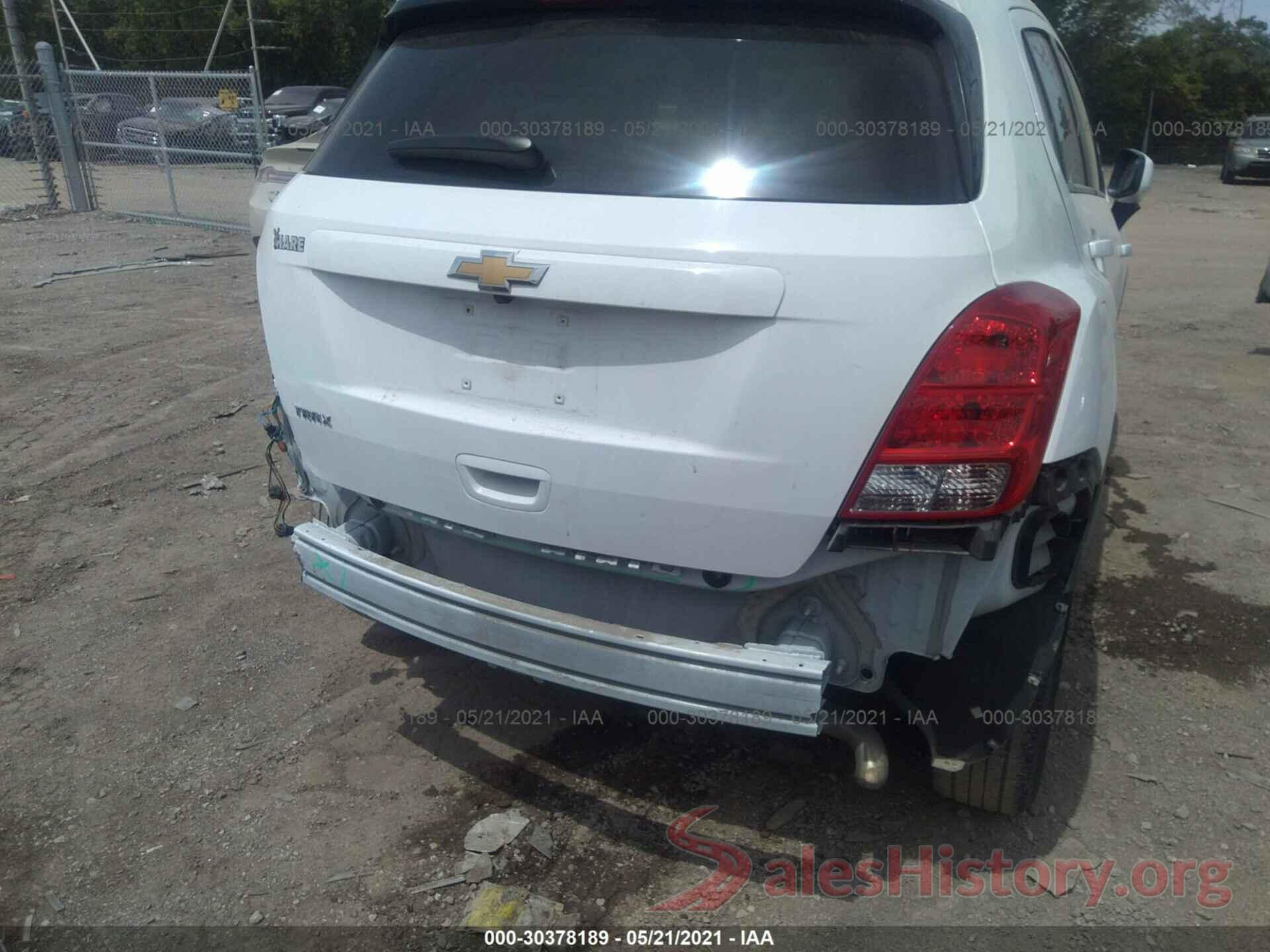 3GNCJKSB6KL389101 2019 CHEVROLET TRAX