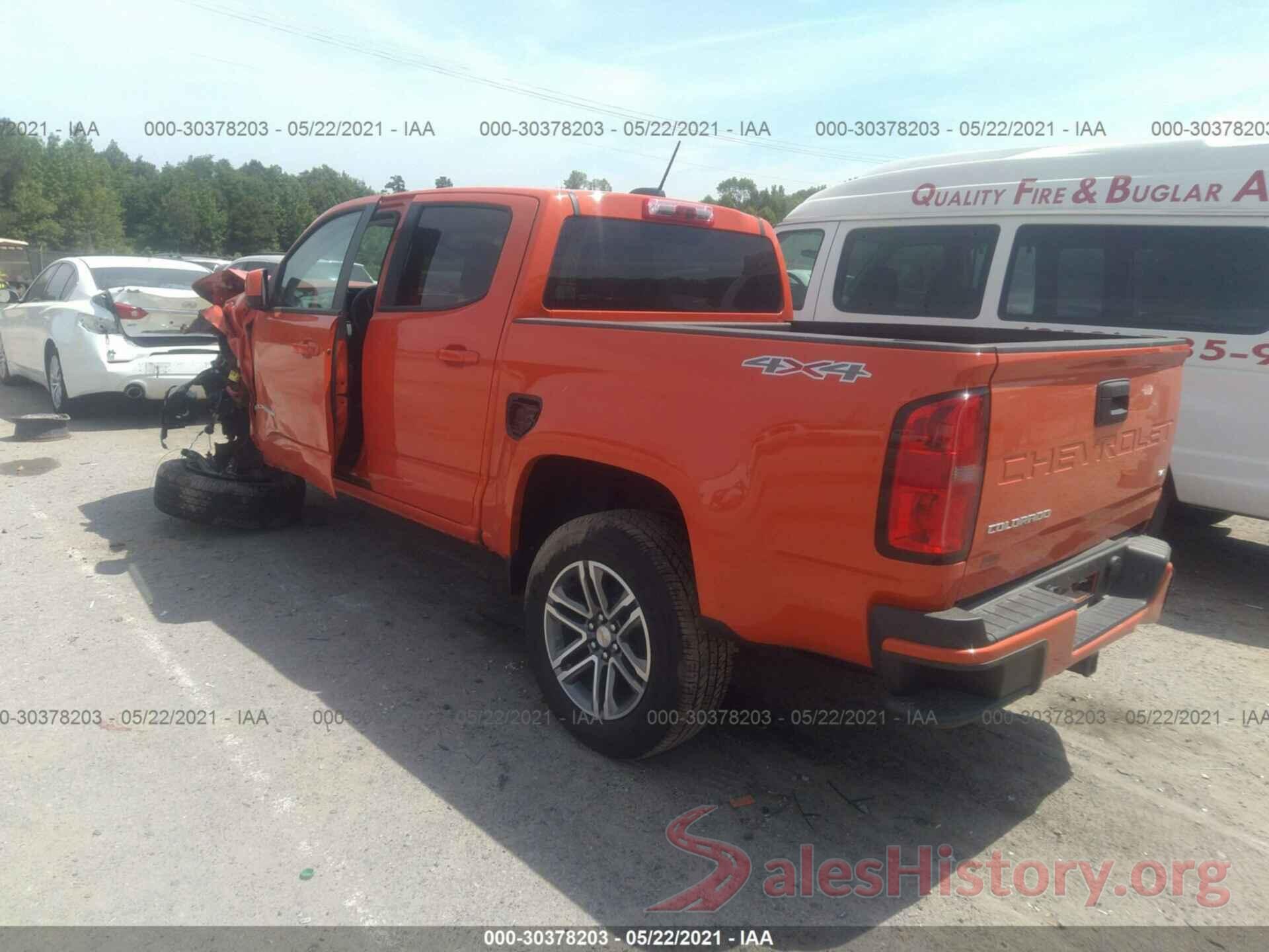 1GCGTBEN6M1233497 2021 CHEVROLET COLORADO