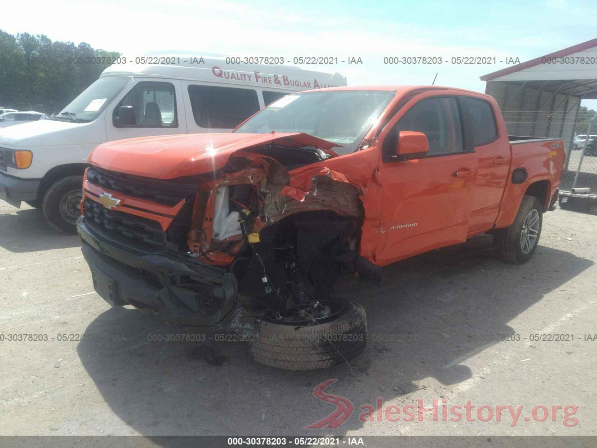 1GCGTBEN6M1233497 2021 CHEVROLET COLORADO