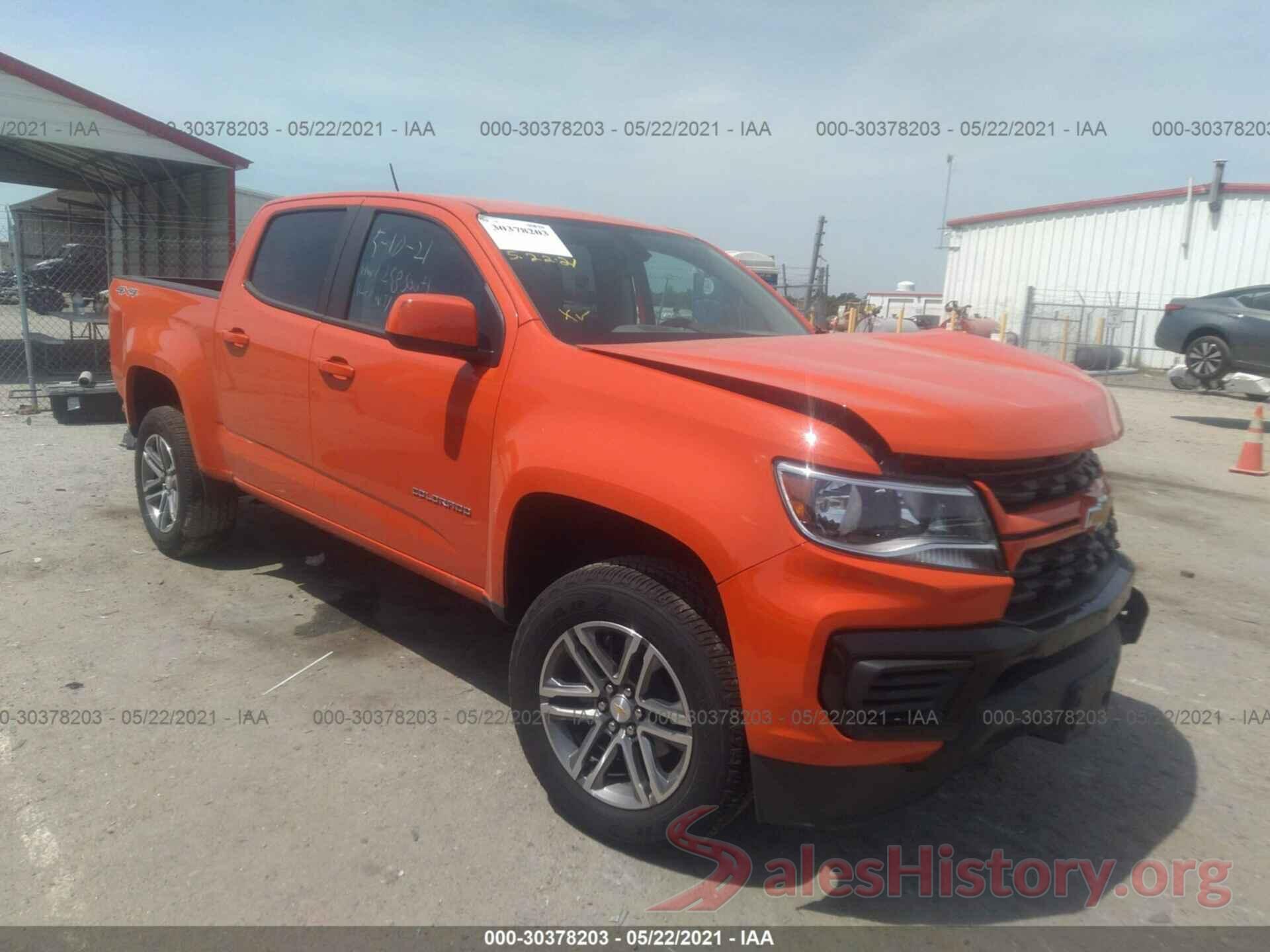 1GCGTBEN6M1233497 2021 CHEVROLET COLORADO