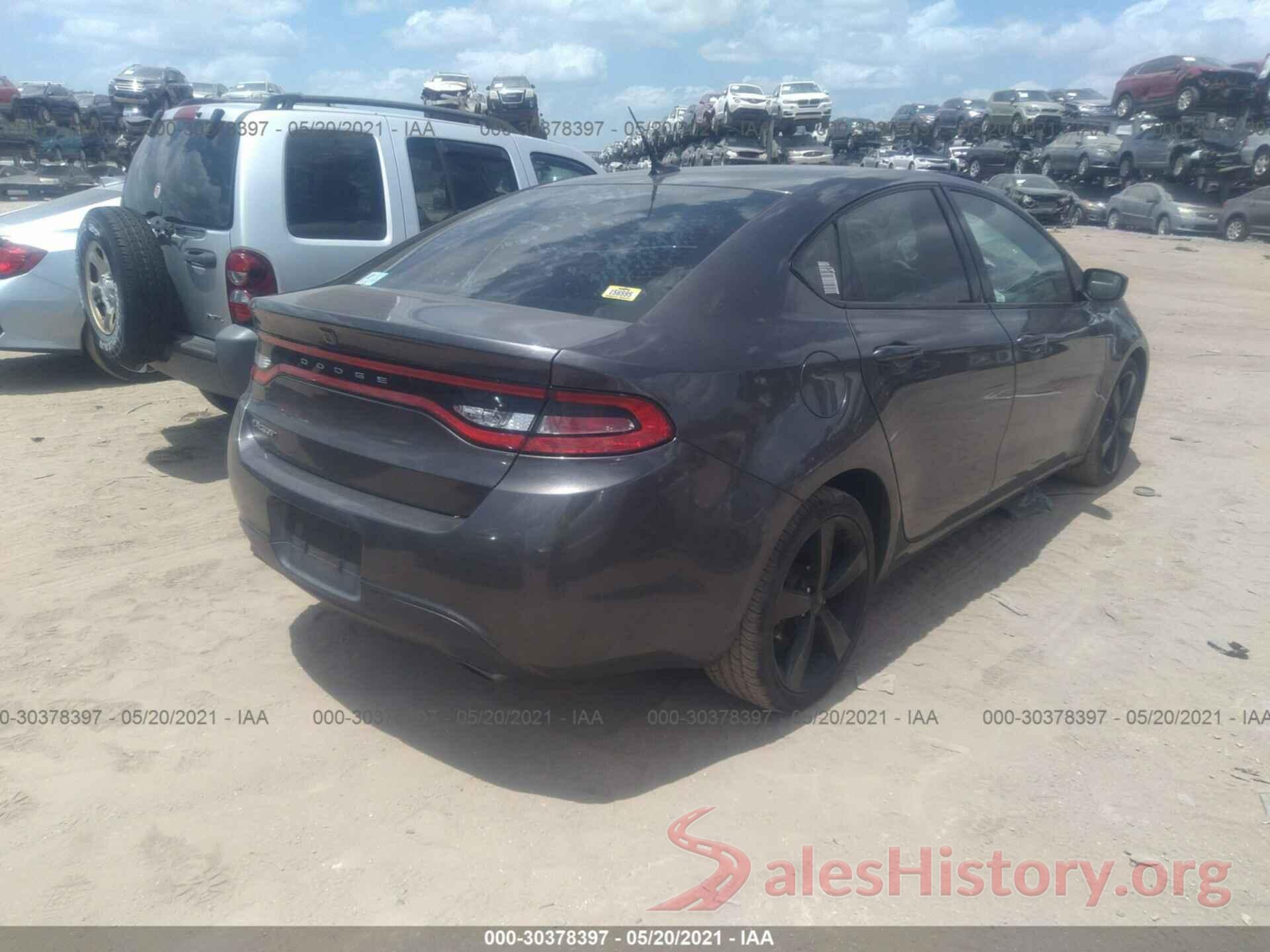 1C3CDFBB1GD608040 2016 DODGE DART