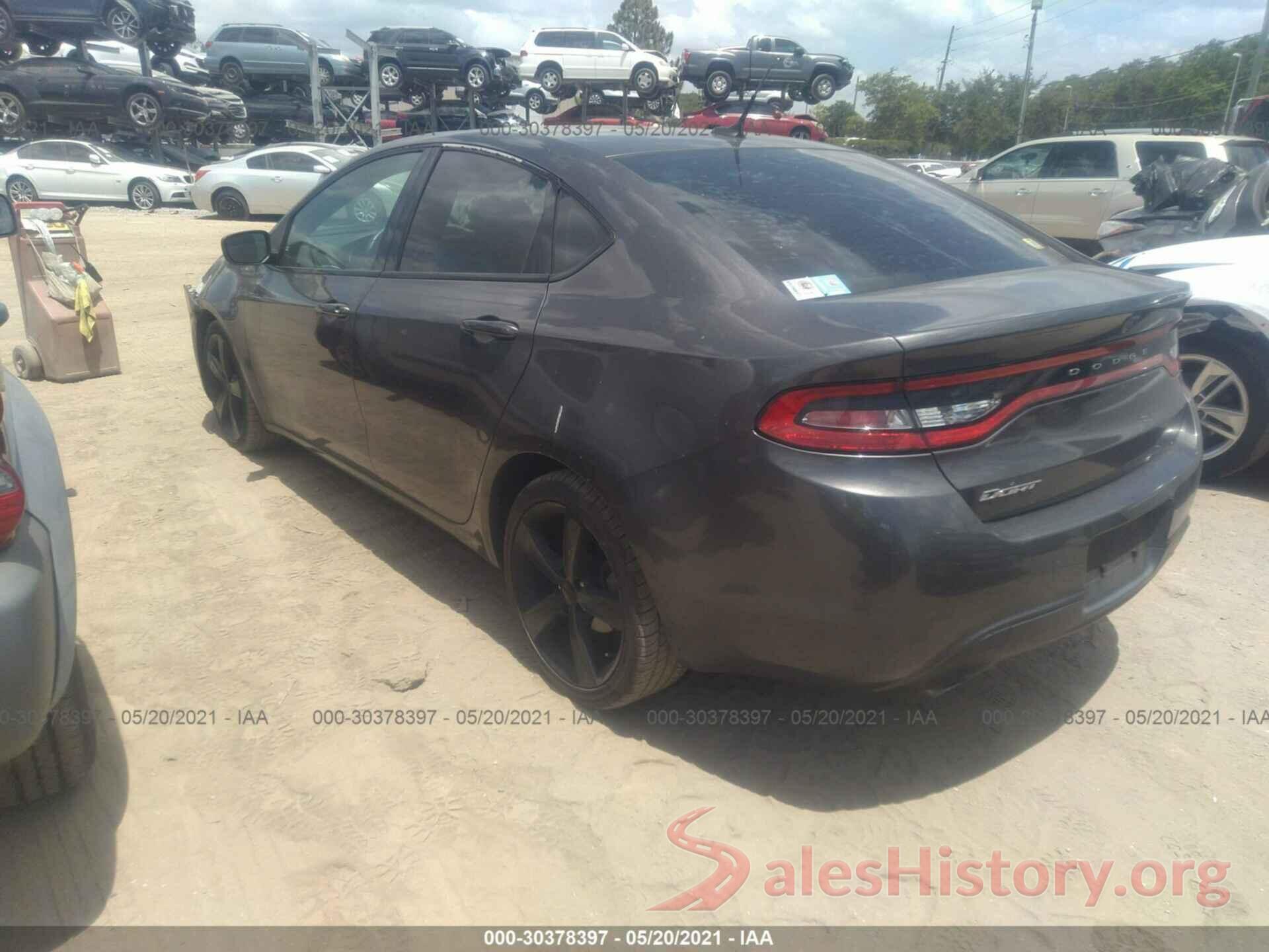 1C3CDFBB1GD608040 2016 DODGE DART