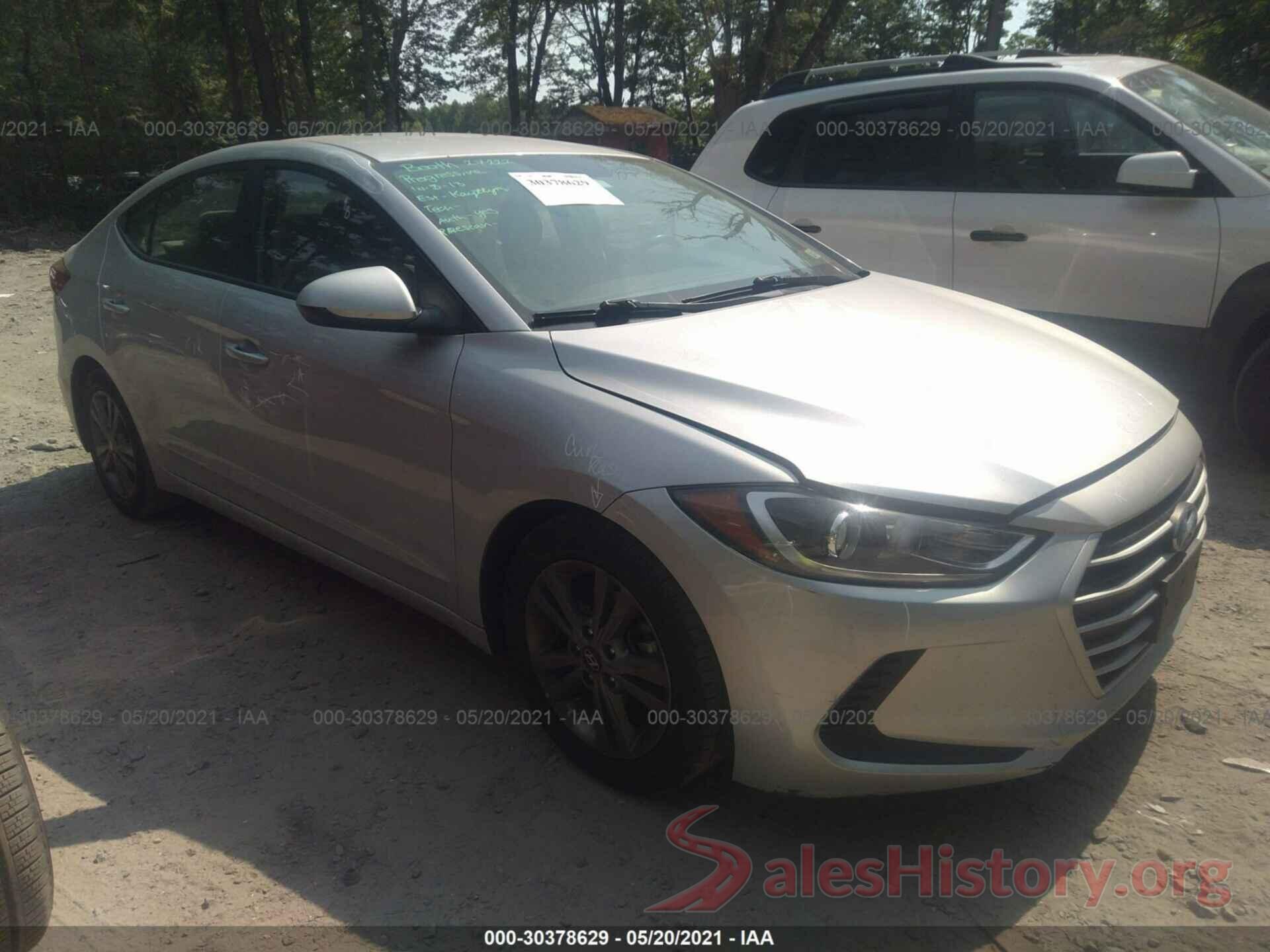 5NPD84LF7JH236411 2018 HYUNDAI ELANTRA