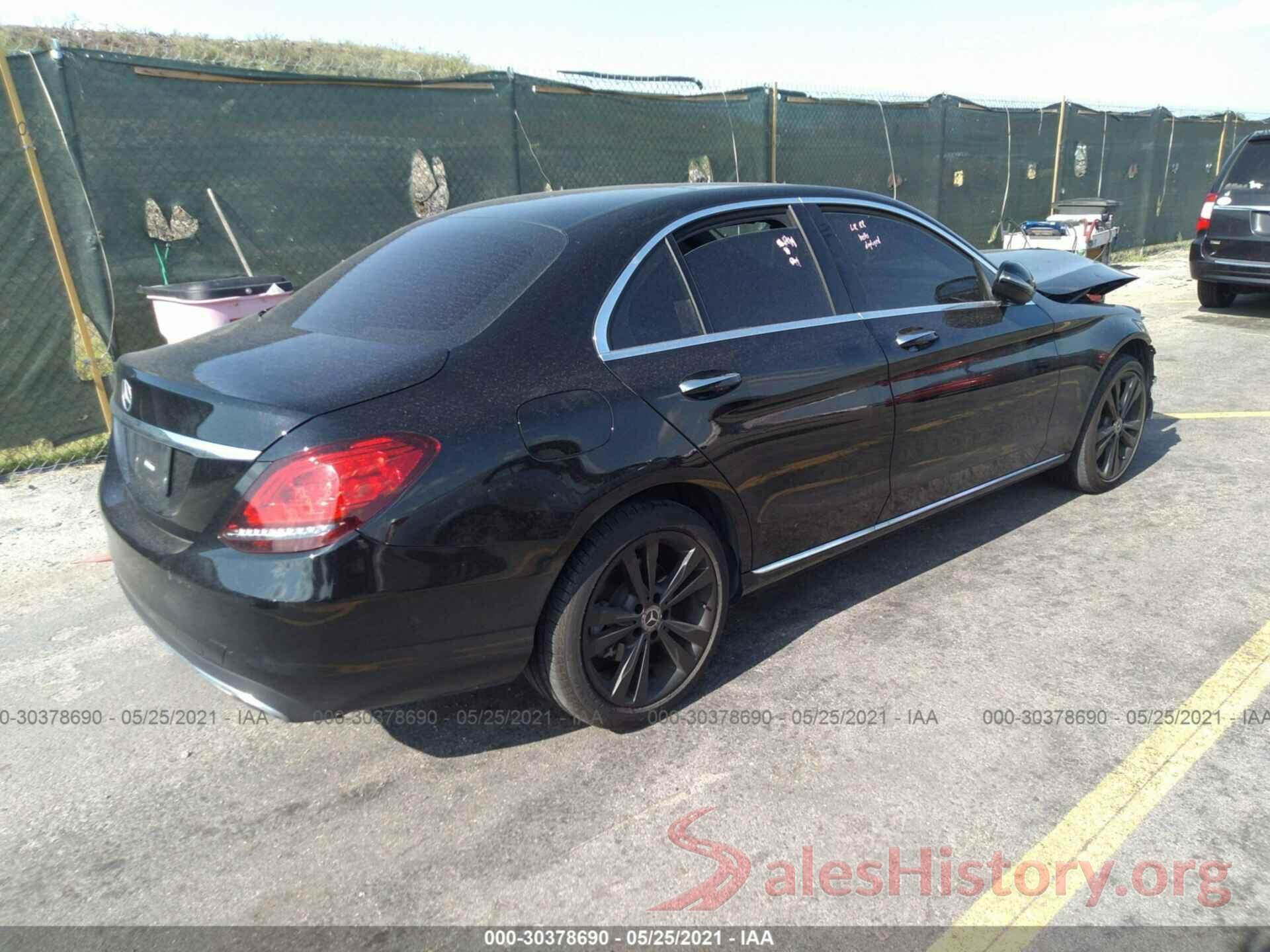 55SWF8EB1KU299812 2019 MERCEDES-BENZ C-CLASS