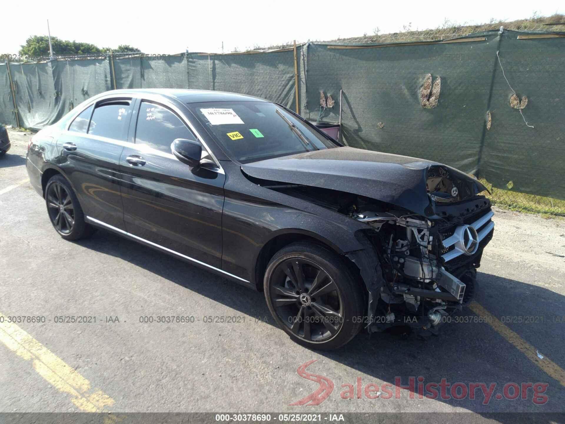 55SWF8EB1KU299812 2019 MERCEDES-BENZ C-CLASS