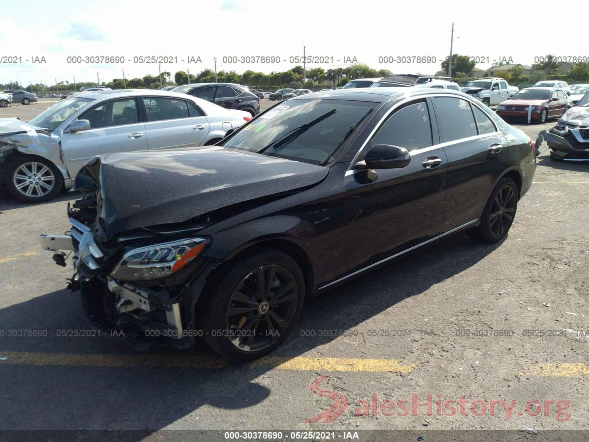 55SWF8EB1KU299812 2019 MERCEDES-BENZ C-CLASS