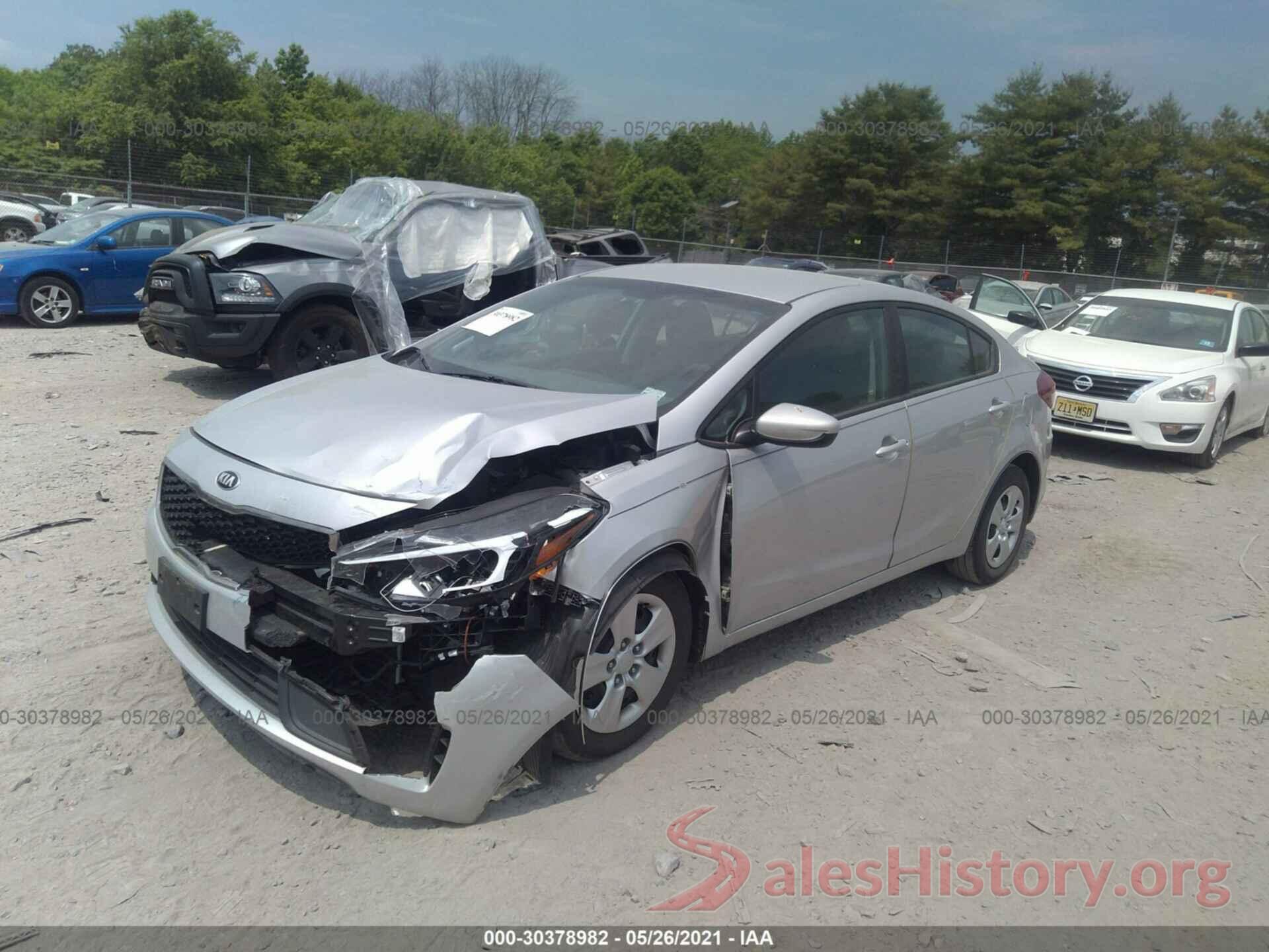 3KPFK4A74HE020603 2017 KIA FORTE