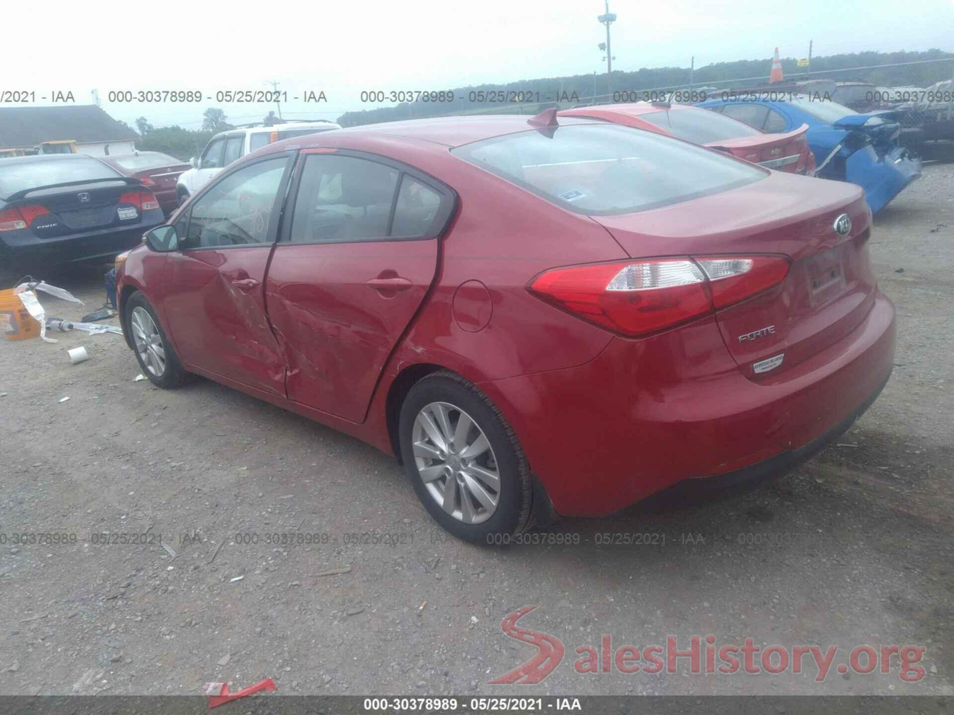 KNAFX4A67G5462016 2016 KIA FORTE