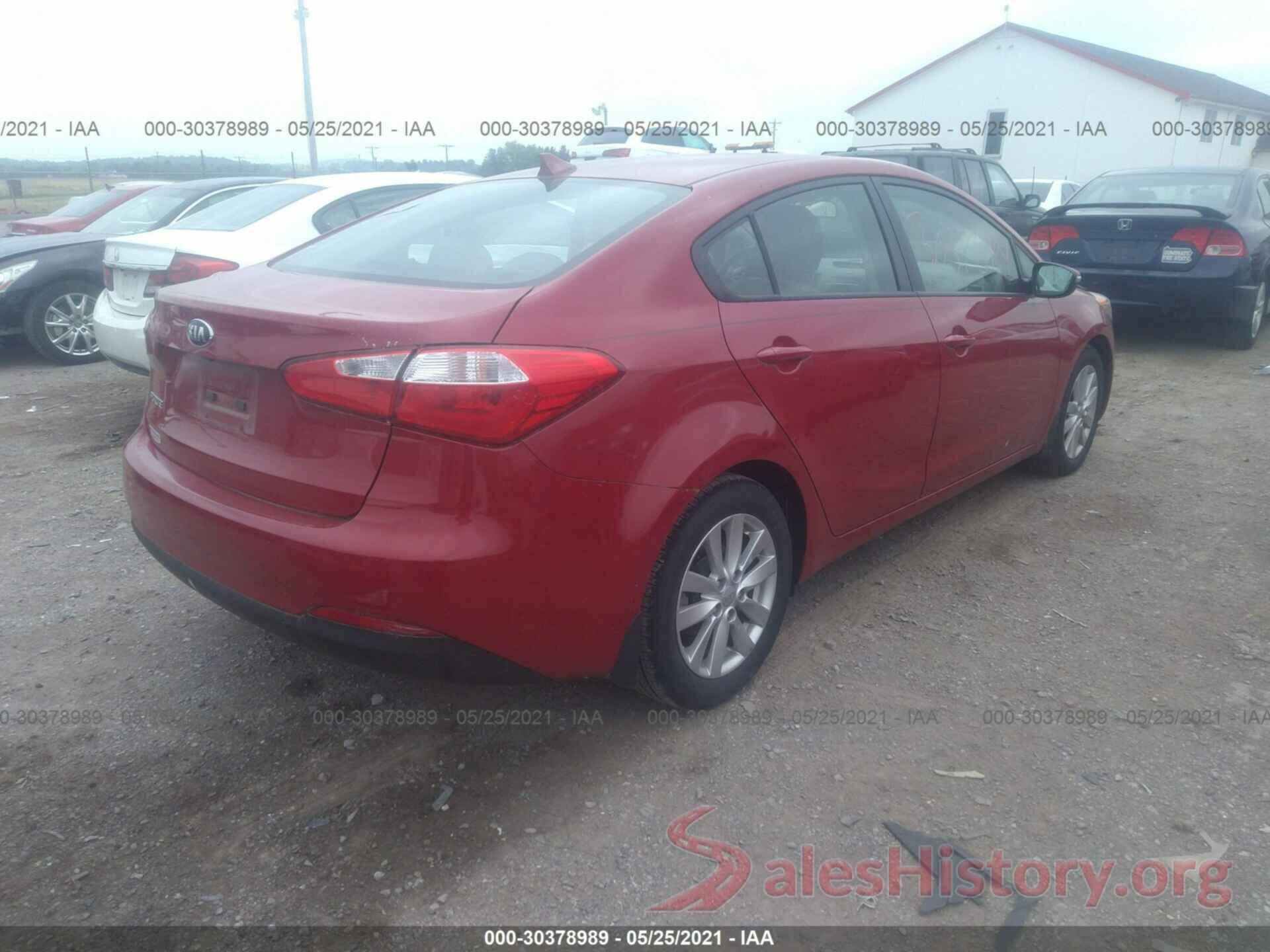 KNAFX4A67G5462016 2016 KIA FORTE