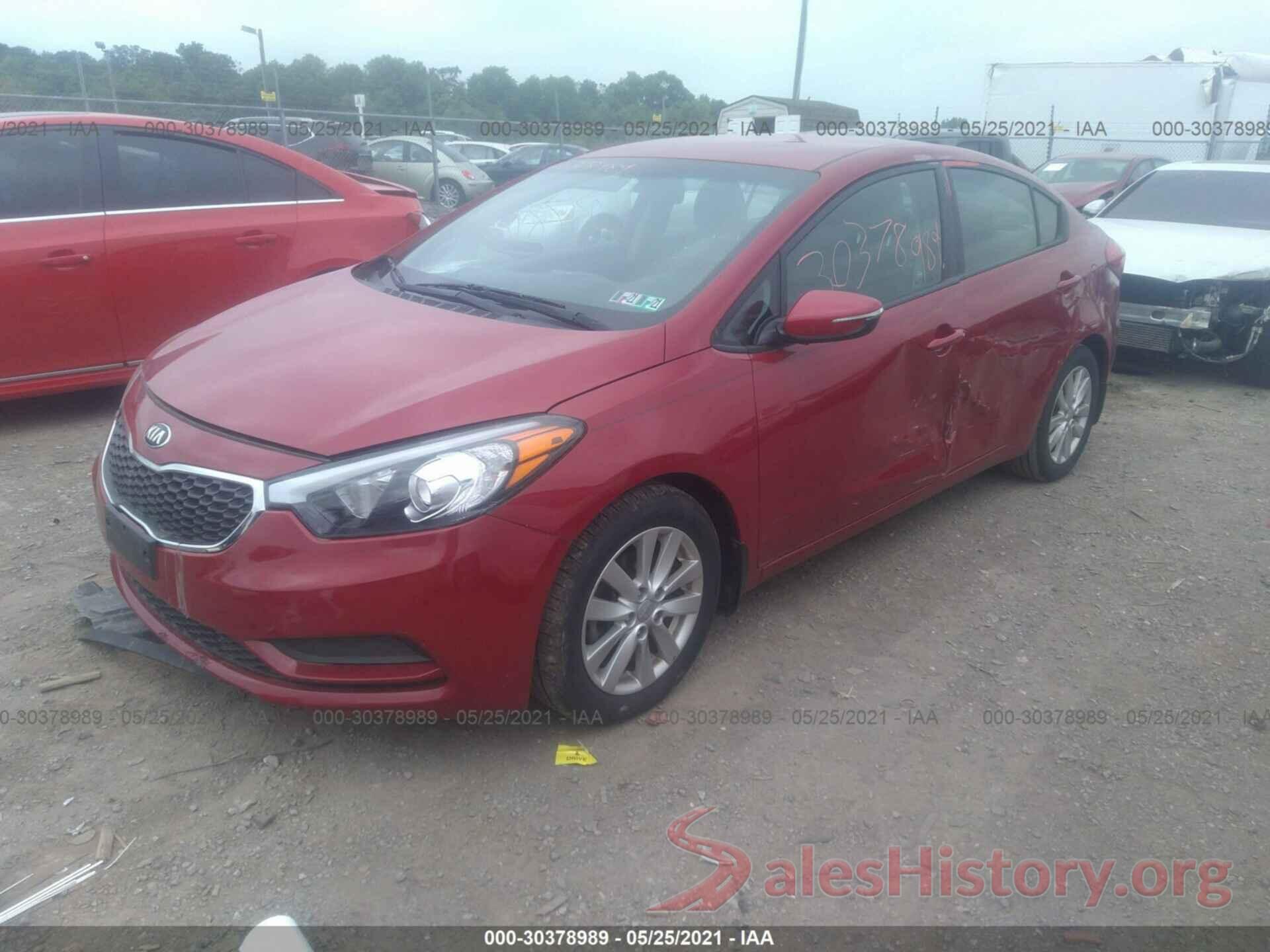 KNAFX4A67G5462016 2016 KIA FORTE