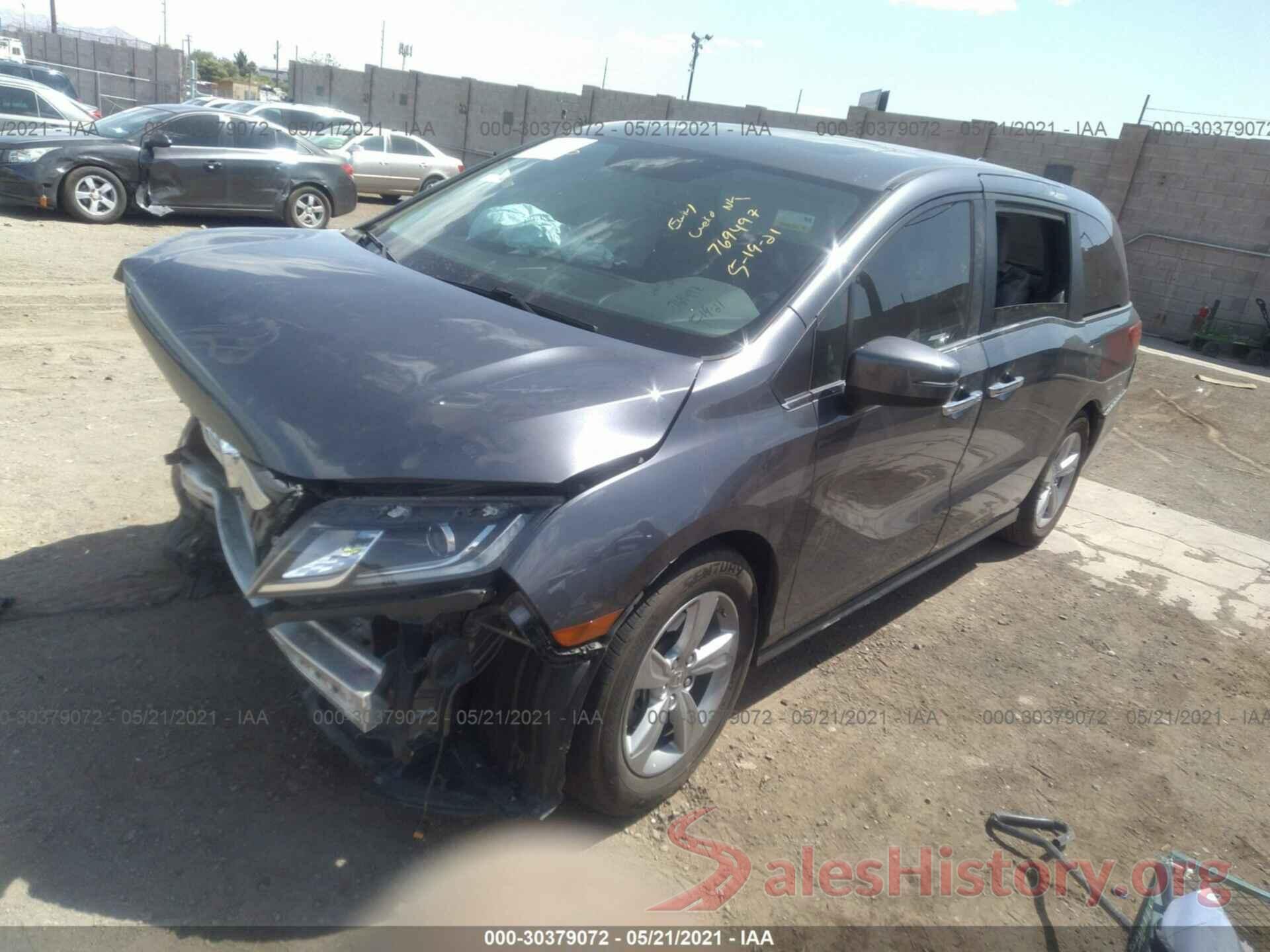 5FNRL6H73JB015775 2018 HONDA ODYSSEY